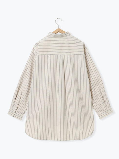 Samansa Mos2 blue「【イージーケア】マルチスタイルシャツ」|シャツ・ブラウス|