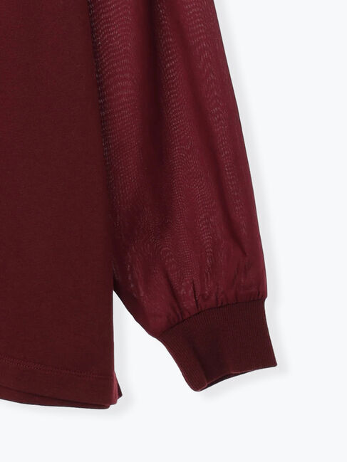 SM2「袖布帛インレイロゴプルオーバー」|Tシャツ・カットソー|