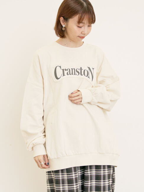 Samansa Mos2「グランジロゴスウェット」|Tシャツ・カットソー|