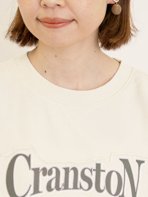 Samansa Mos2「グランジロゴスウェット」|Tシャツ・カットソー|