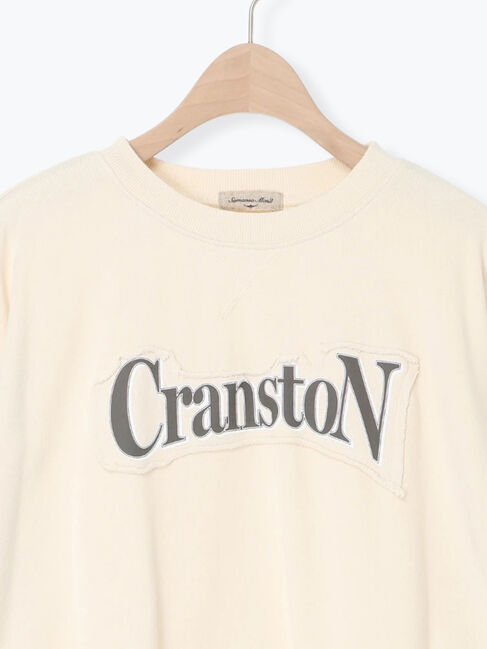 Samansa Mos2「グランジロゴスウェット」|Tシャツ・カットソー|