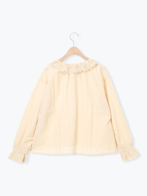 Samansa Mos2「オーバーレースブラウス」|シャツ・ブラウス|