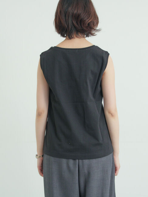 Samansa Mos2「【汗染み防止】ノースリーブTシャツ」|Tシャツ・カットソー|