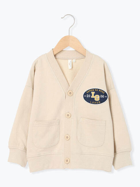 Samansa Mos2 Lagom「ワッペン付Vネックカーディガン」|カーディガン|キナリ