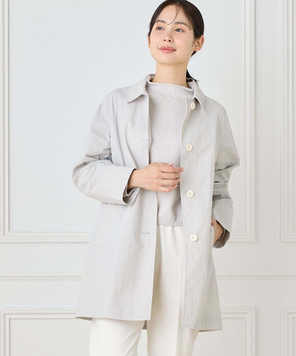 DAY by DAY it&rsquo;s international「ステンカラーコート」|ステンカラーコート|グレーベージ 3