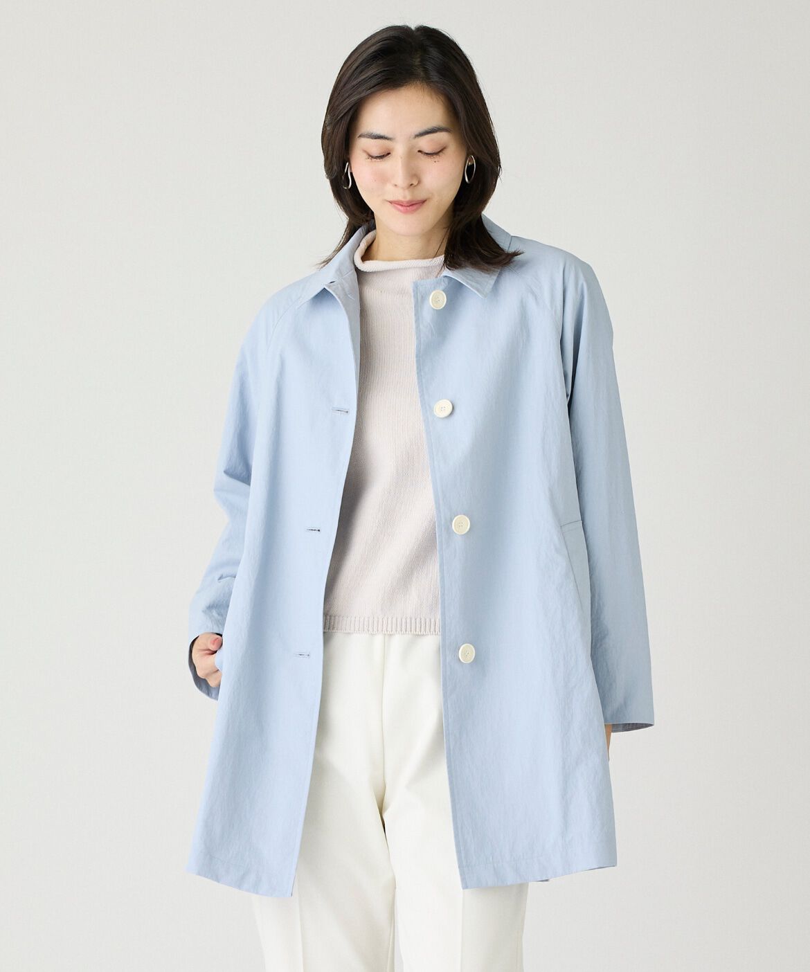 DAY by DAY it&rsquo;s international「ステンカラーコート」|ステンカラーコート|ブルーグレー4