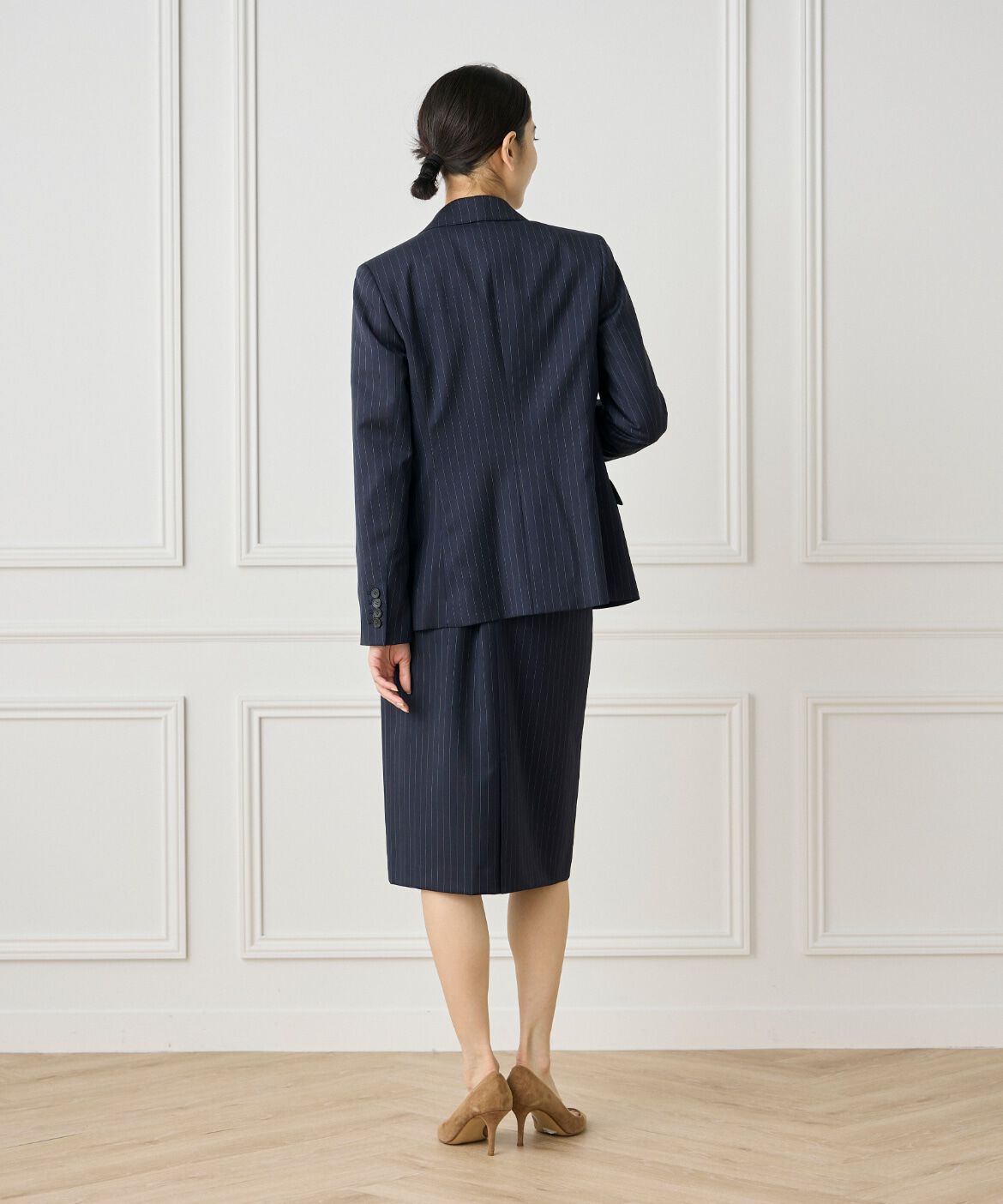 INED「《大きいサイズ》シングルジャケット《CERRUTI》」|テーラードジャケット|