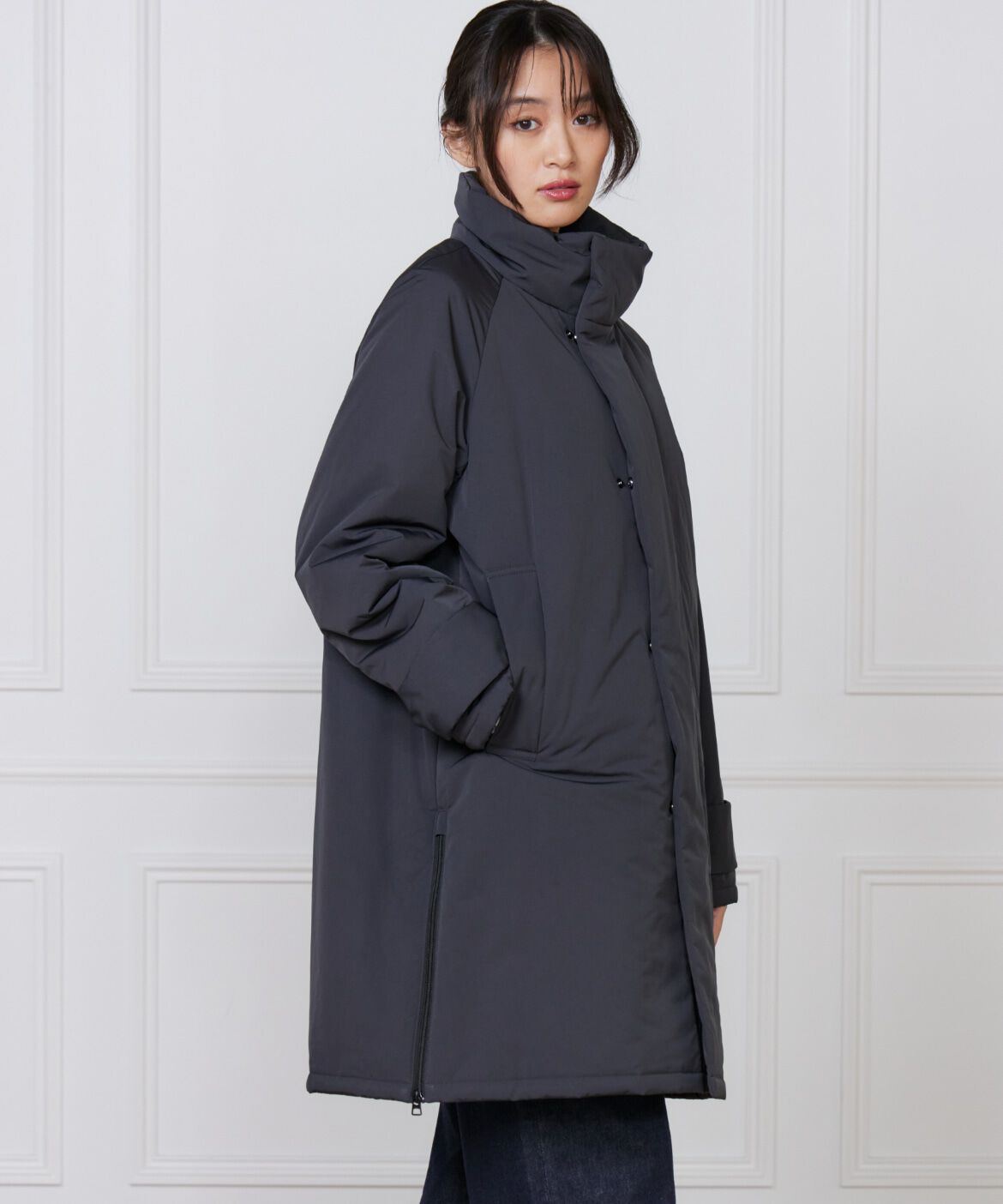 DAY by DAY it&rsquo;s international「スタンドカラー中綿コート」|ダウン|