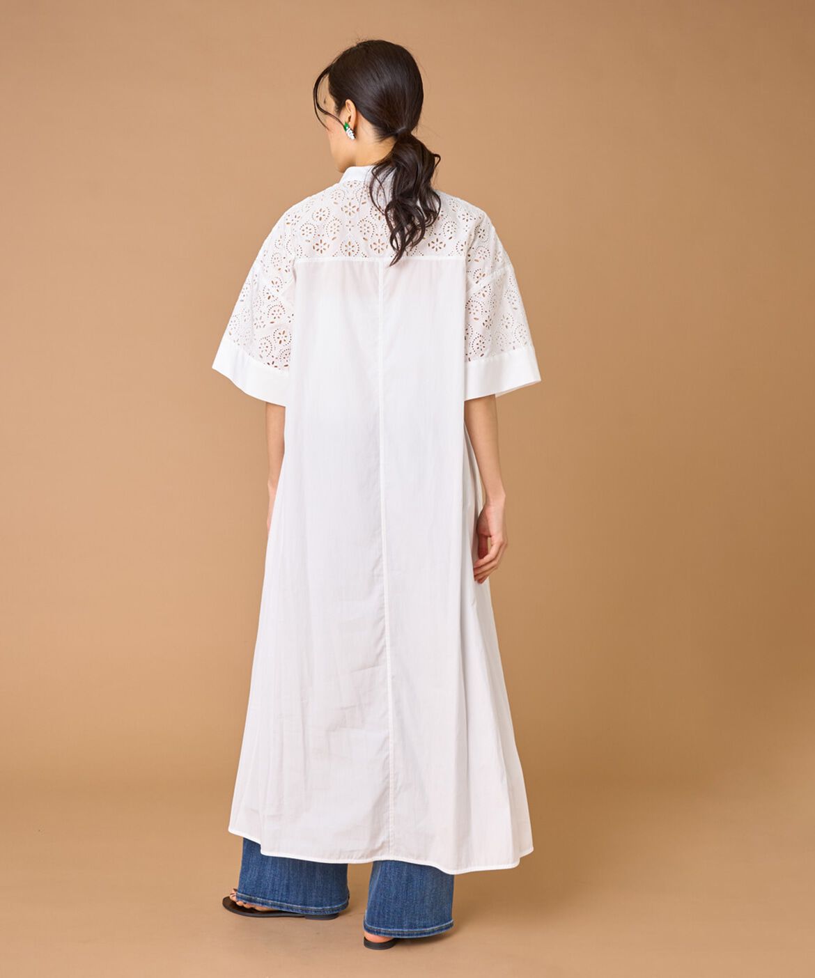 INED「TICCA レースハーフスリーブシャツワンピース TBES-102」|その他|