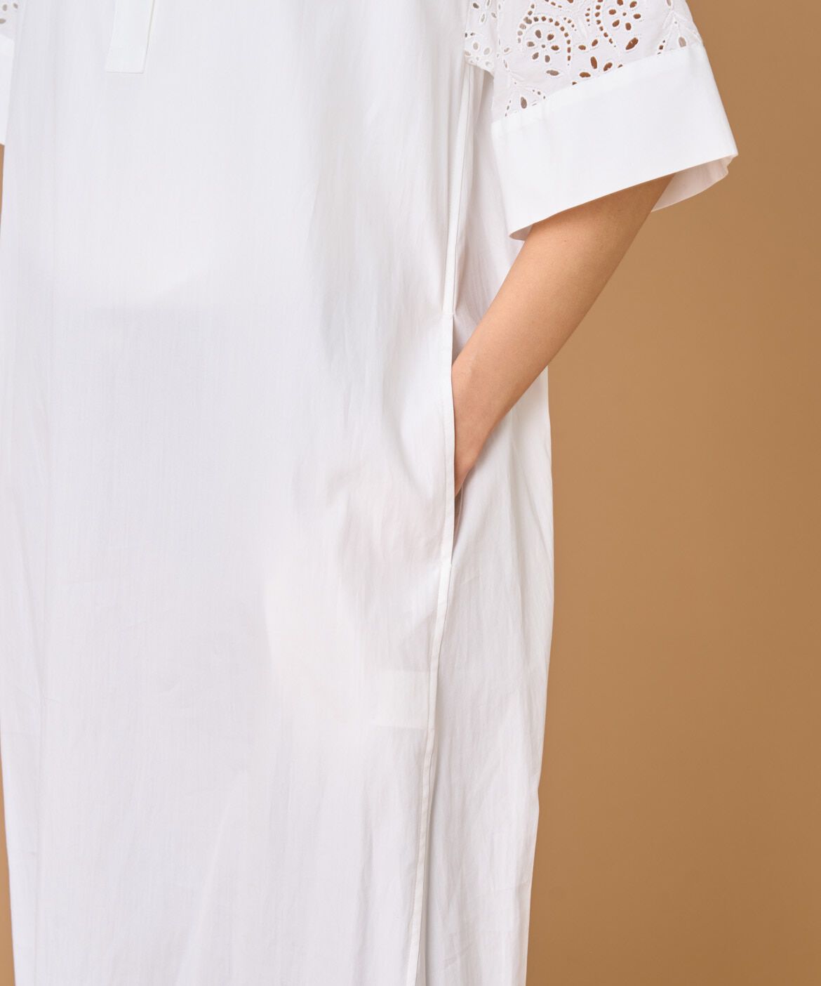 INED「TICCA レースハーフスリーブシャツワンピース TBES-102」|その他|