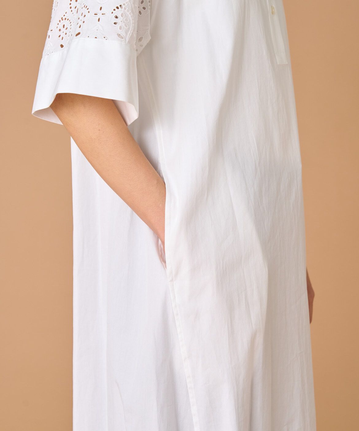 INED「TICCA レースハーフスリーブシャツワンピース TBES-102」|その他|