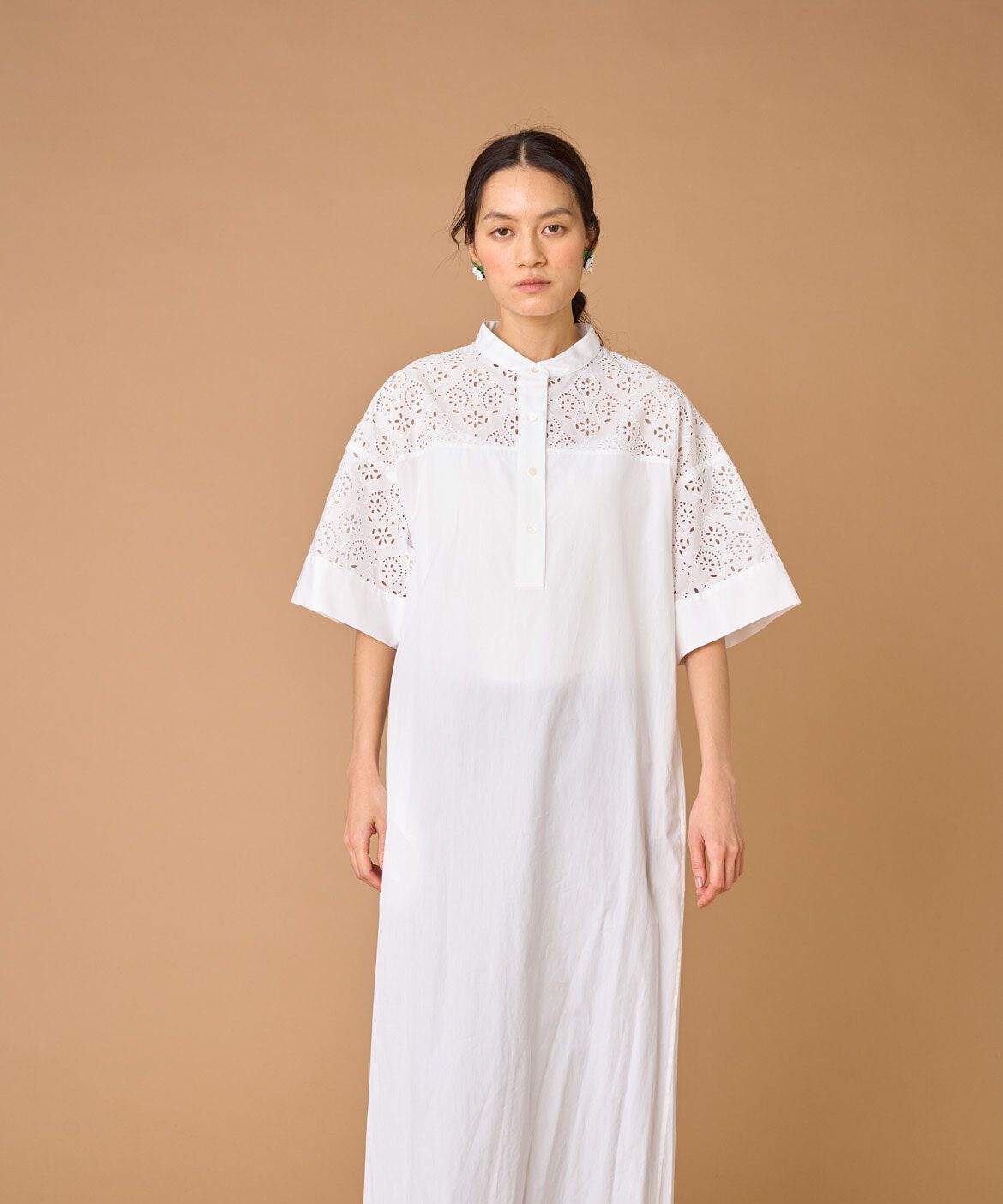 INED「TICCA レースハーフスリーブシャツワンピース TBES-102」|その他|