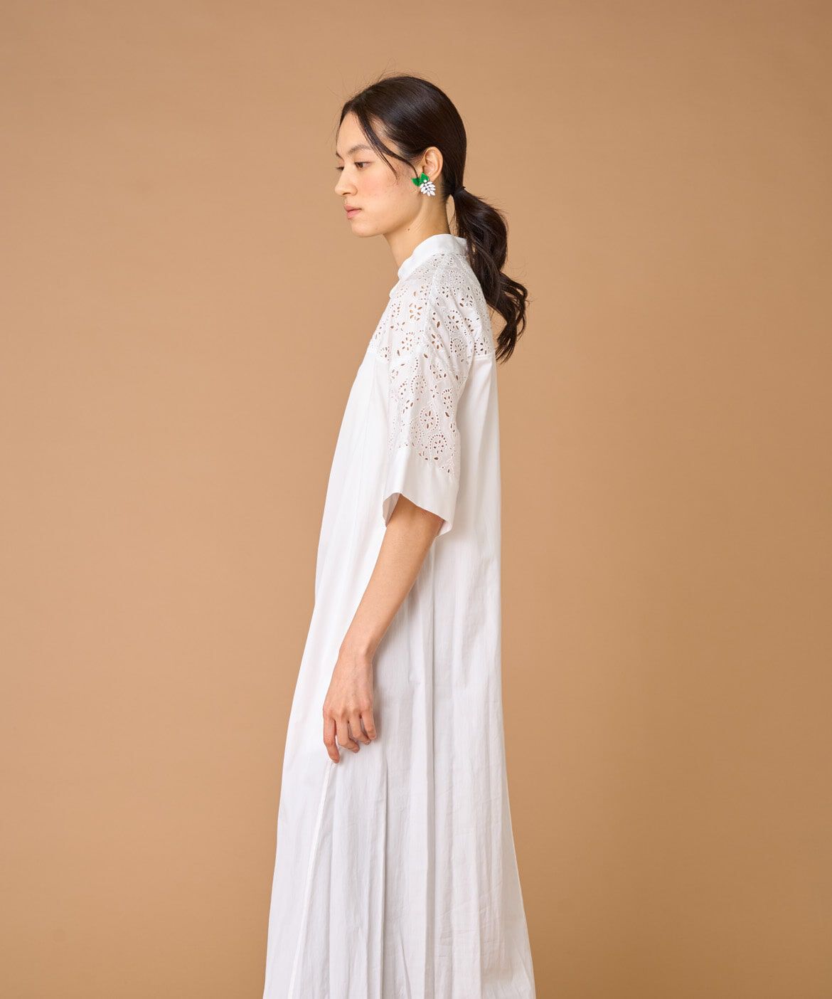 INED「TICCA レースハーフスリーブシャツワンピース TBES-102」|その他|