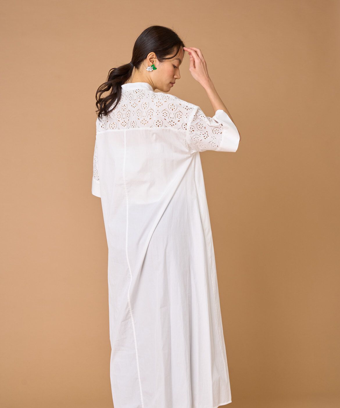 INED「TICCA レースハーフスリーブシャツワンピース TBES-102」|その他|