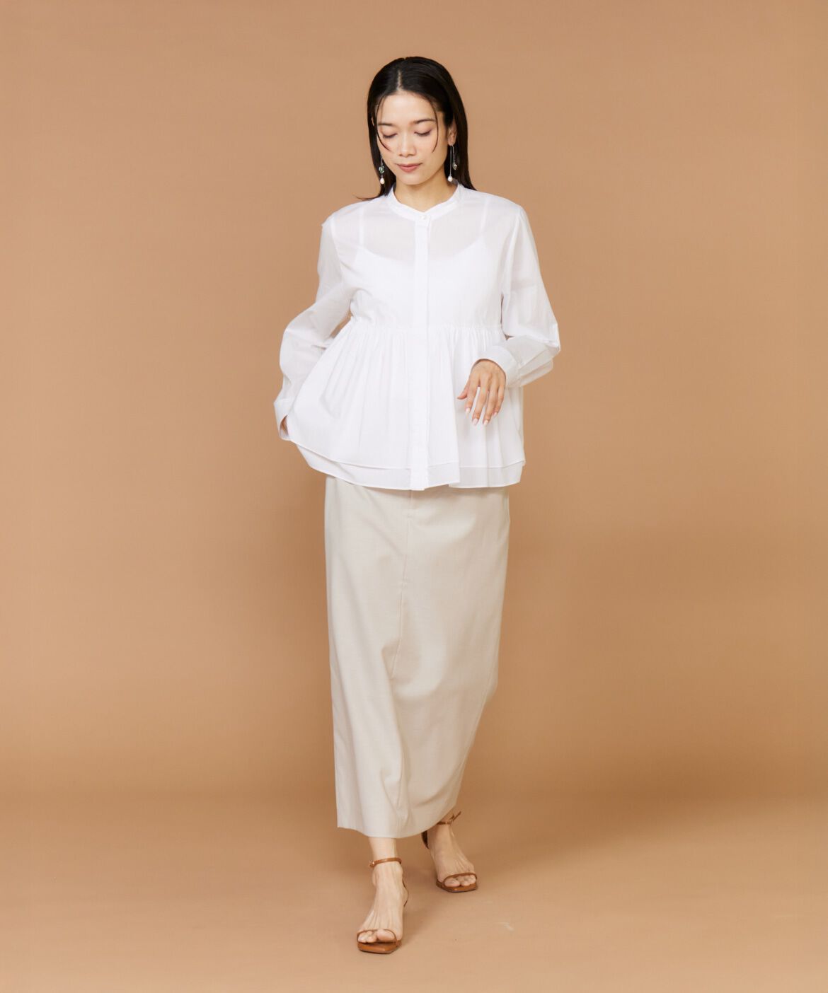 INED「レイヤードブラウス」|シャツ・ブラウス|