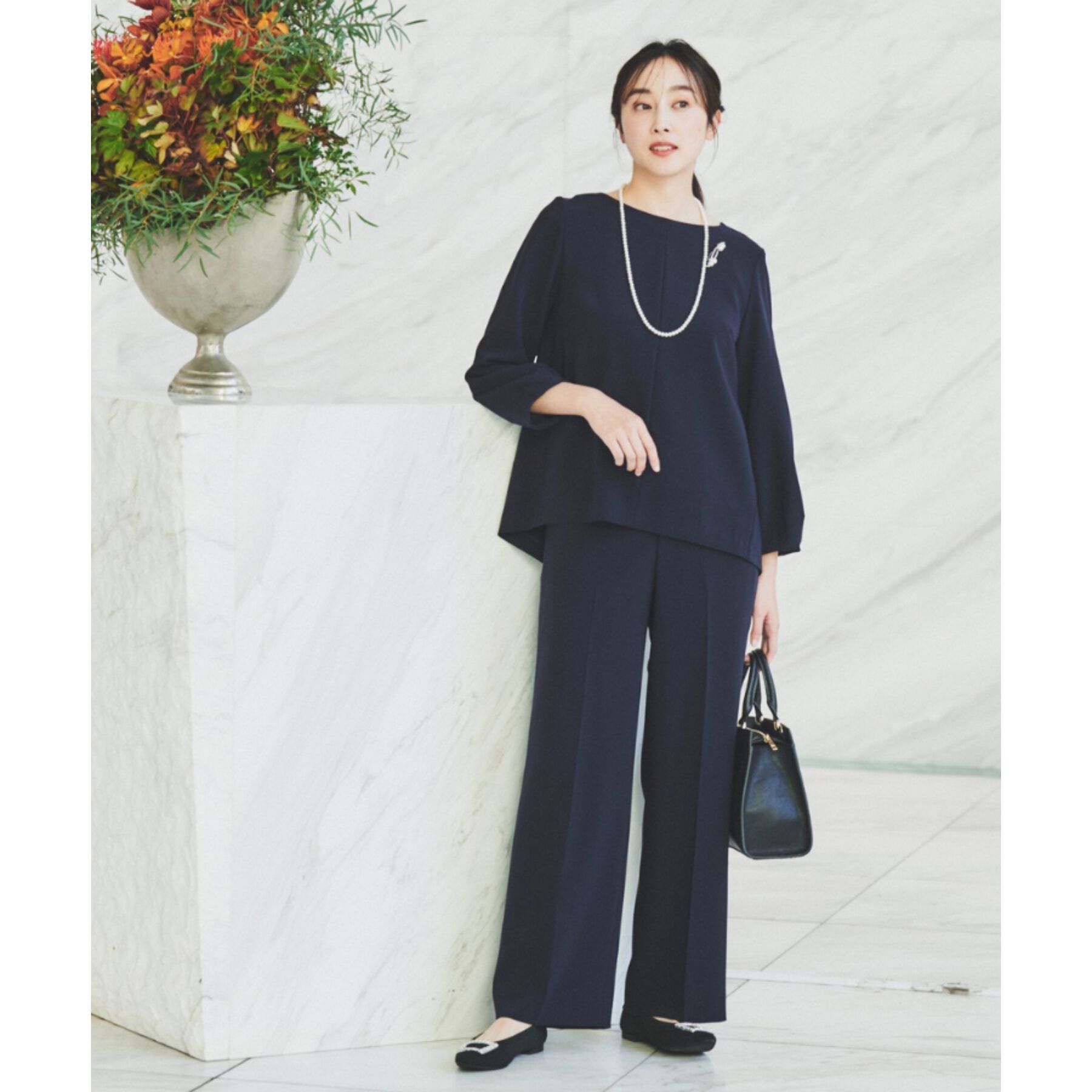 UNTITLED「【セットアップ可能】ペプラムブラウス」|シャツ・ブラウス|