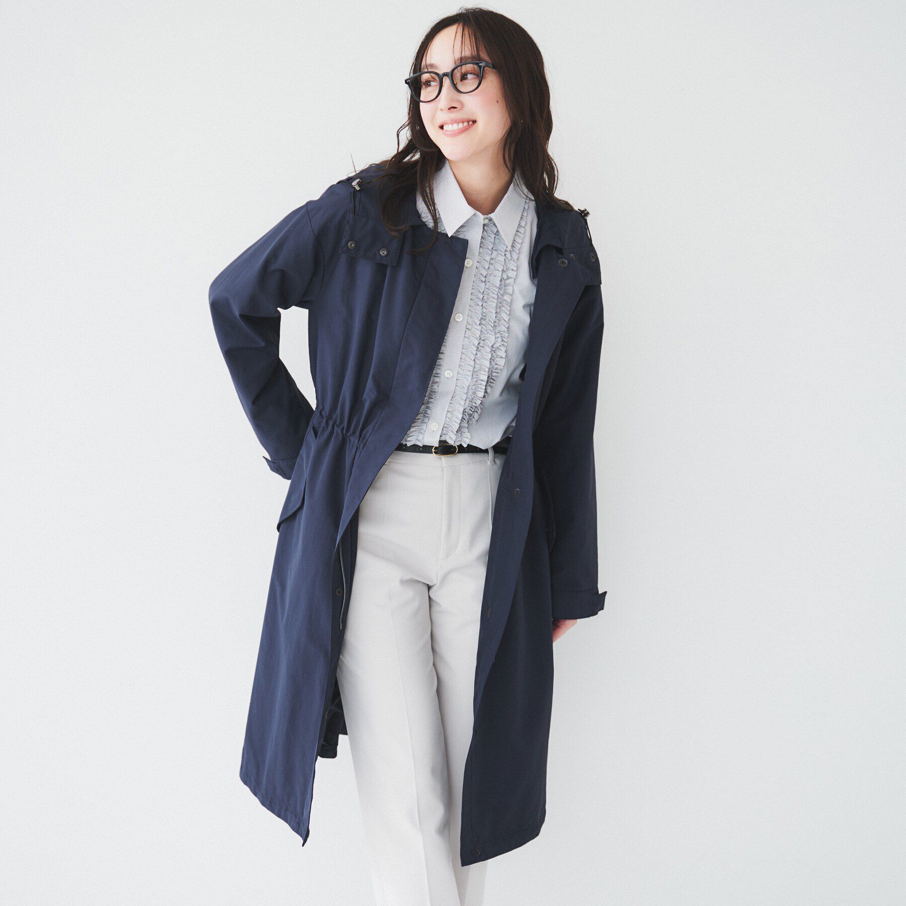 UNTITLED「【きれいめカジュアル】フード2WAY モッズコート」|ミリタリー・モッズコート|