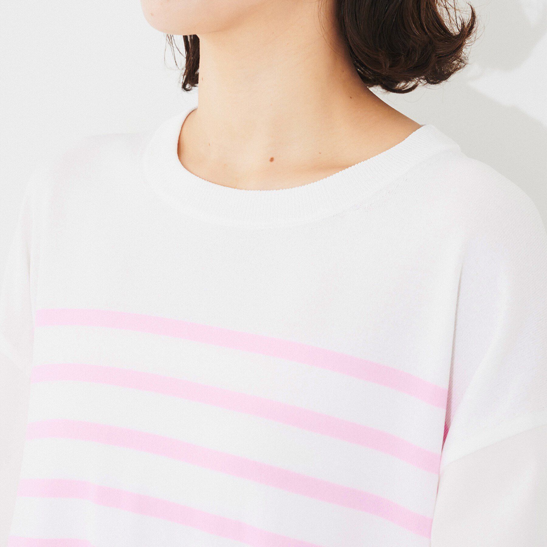 UNTITLED「【TORRAZZO DONNA】ハイブリッドボーダートップス」|Tシャツ・カットソー|