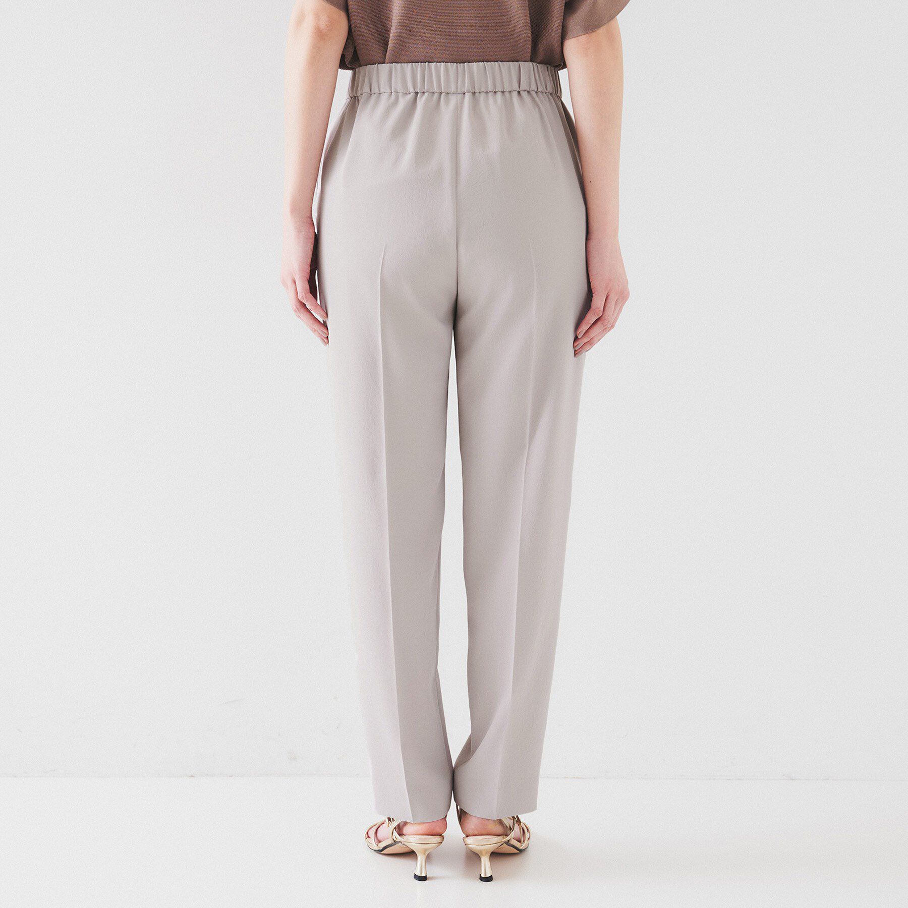 UNTITLED「【セットアップ可能/接触冷感/イージーケア/ウエストゴム仕様】リラクミスト テーパードパンツ」|その他|