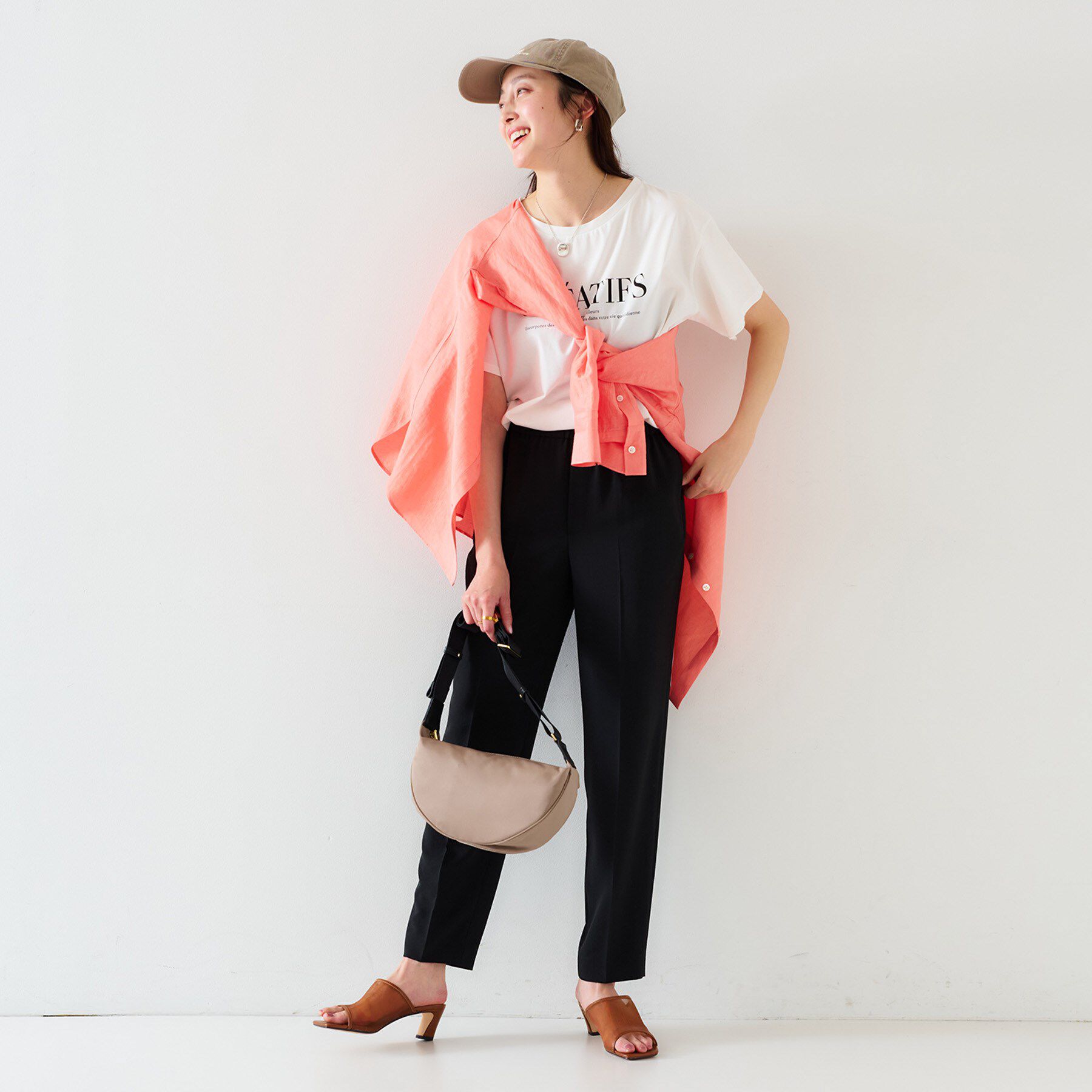 UNTITLED「【セットアップ可能/接触冷感/イージーケア/ウエストゴム仕様】リラクミスト テーパードパンツ」|その他|