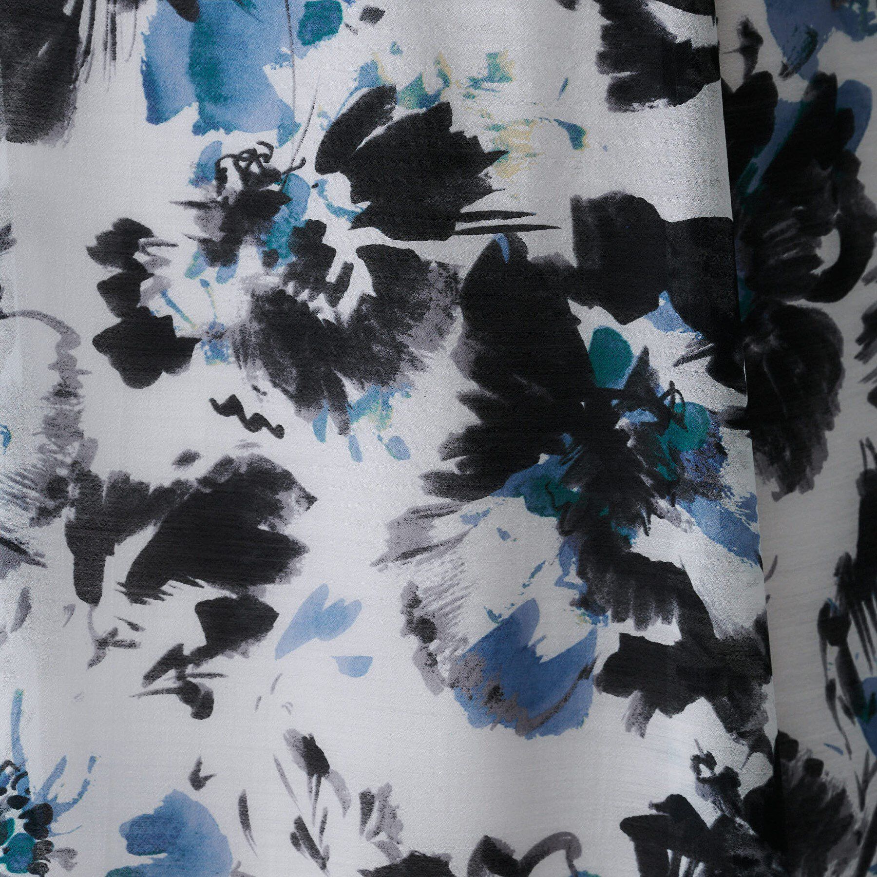 UNTITLED「【シアー/後ろウエストゴム/花柄】ペイントフラワースカート」|スカート|