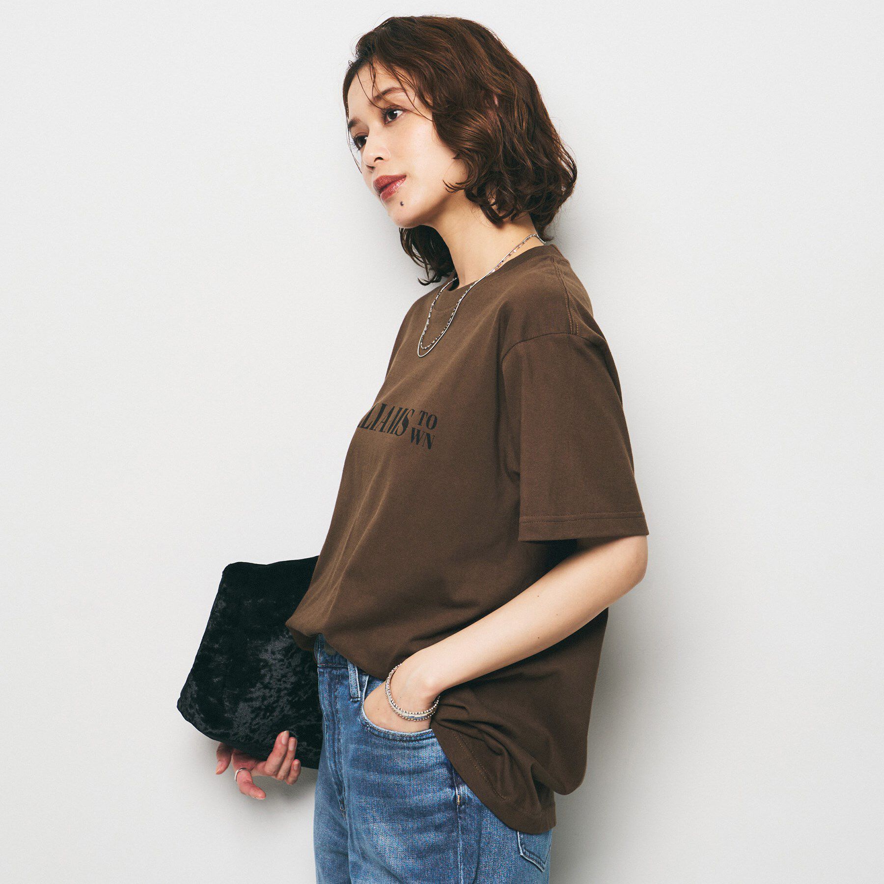 UNTITLED「【Healthy DENIM】Williams TownロゴTシャツ」|Tシャツ・カットソー|