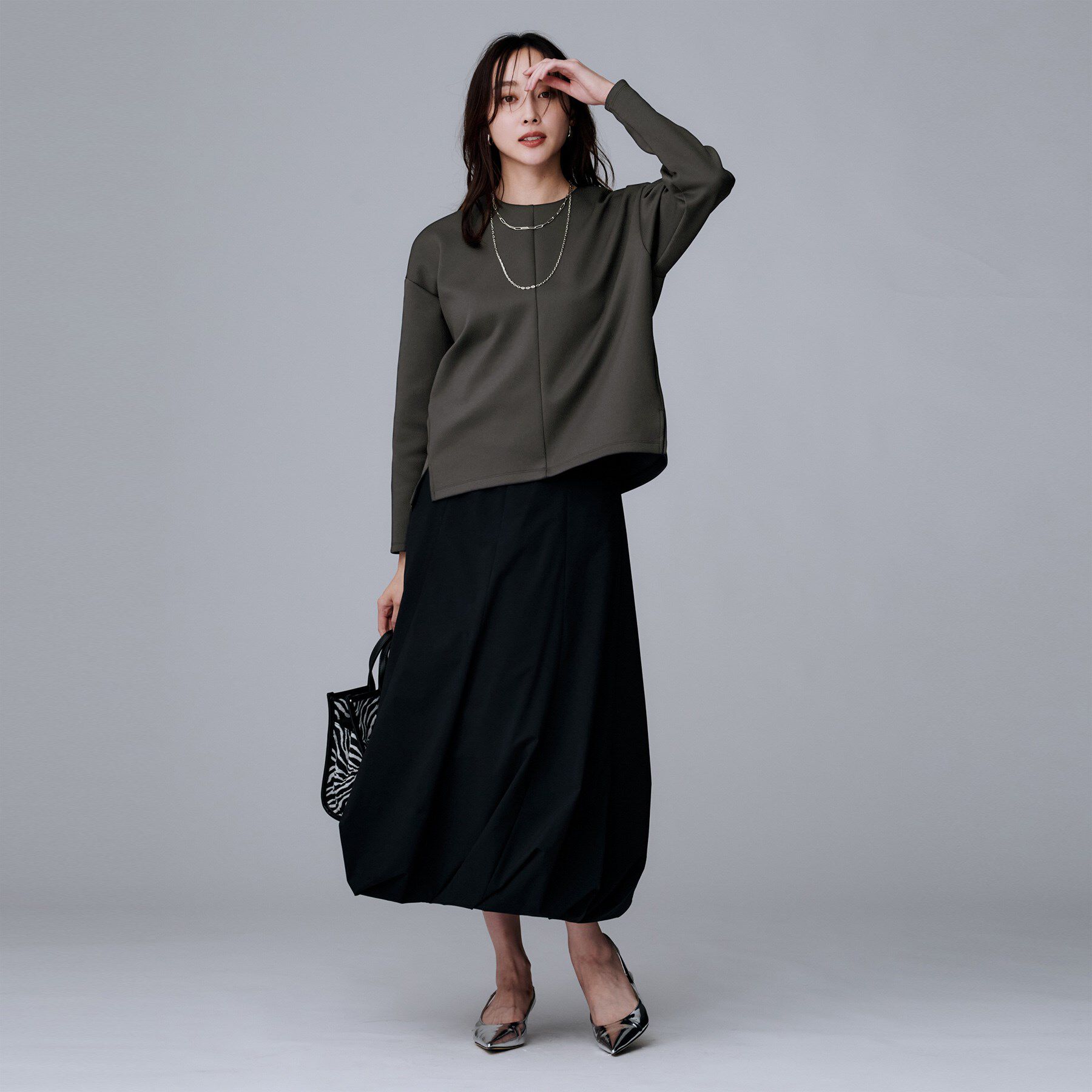 UNTITLED「【セットアップ可/洗える】ダンボールジャージ プルオーバー」|Tシャツ・カットソー|