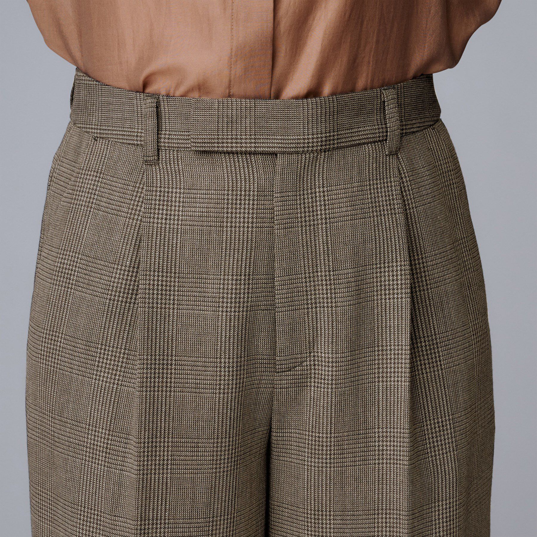 UNTITLED「【セットアップ可/洗える】ウールライク ワイドパンツ」|その他|