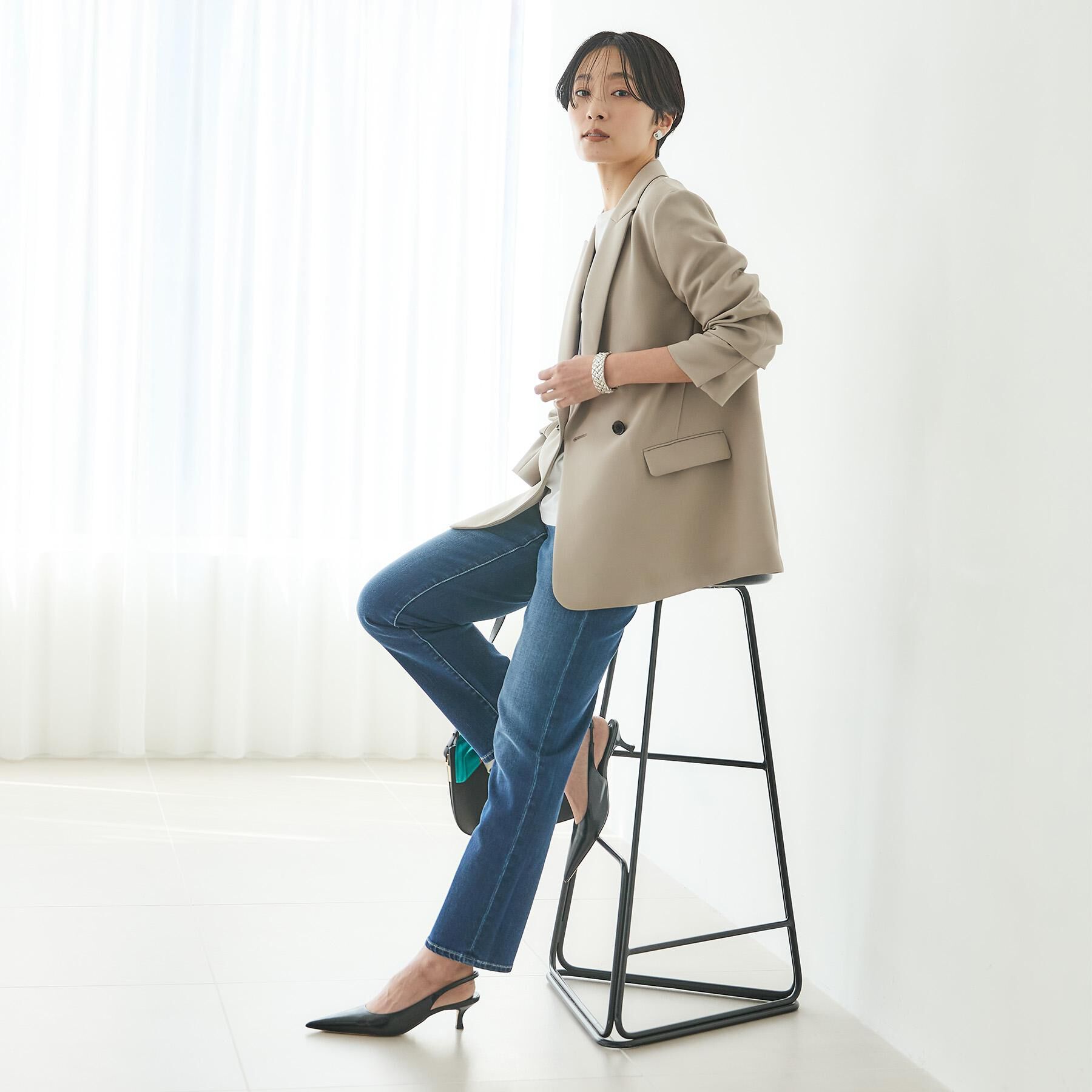 UNTITLED「ダブルブレストジャケット」|テーラードジャケット|