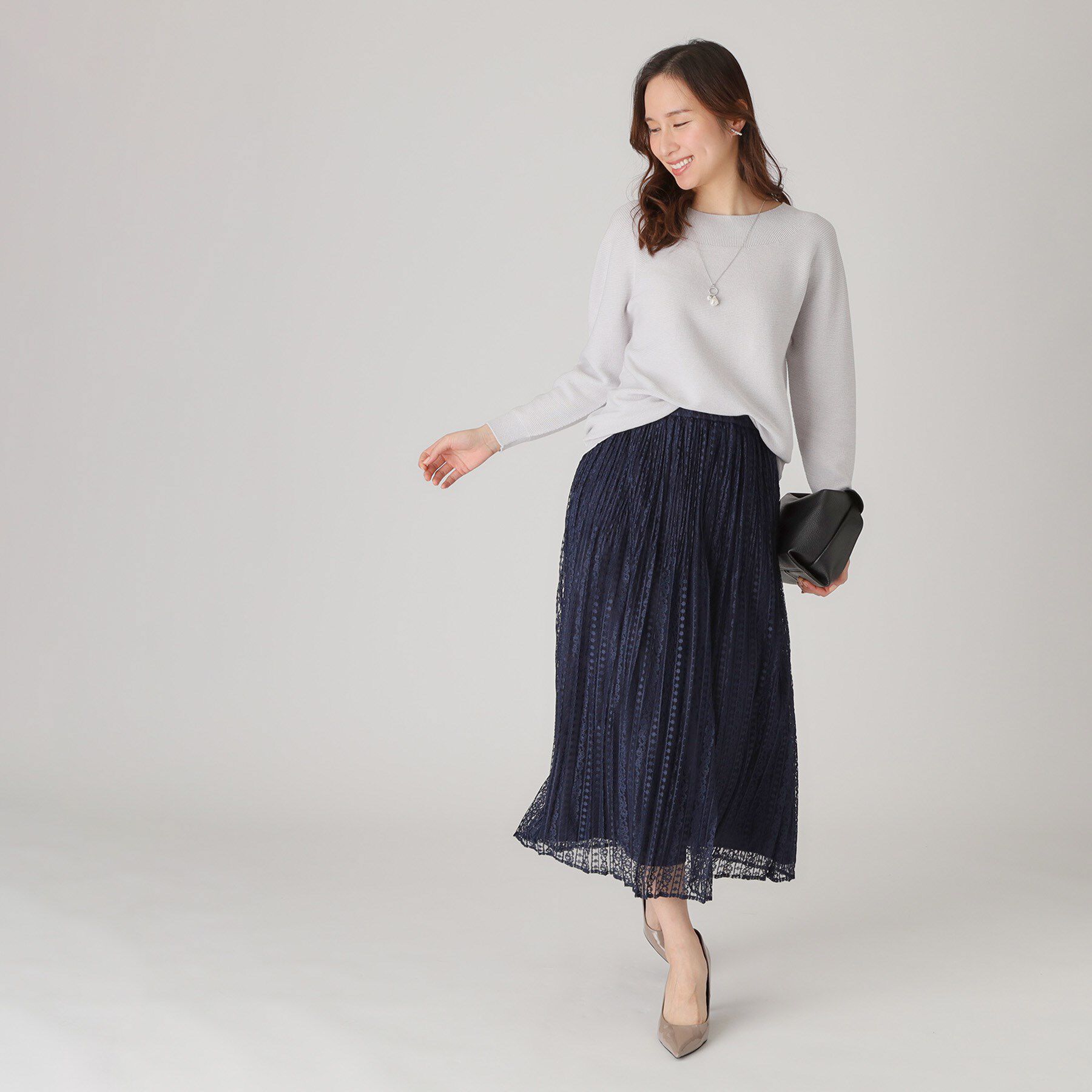 COUP DE CHANCE「【洗える／日本製】無縫製ニットトップス」|ニット・セーター|