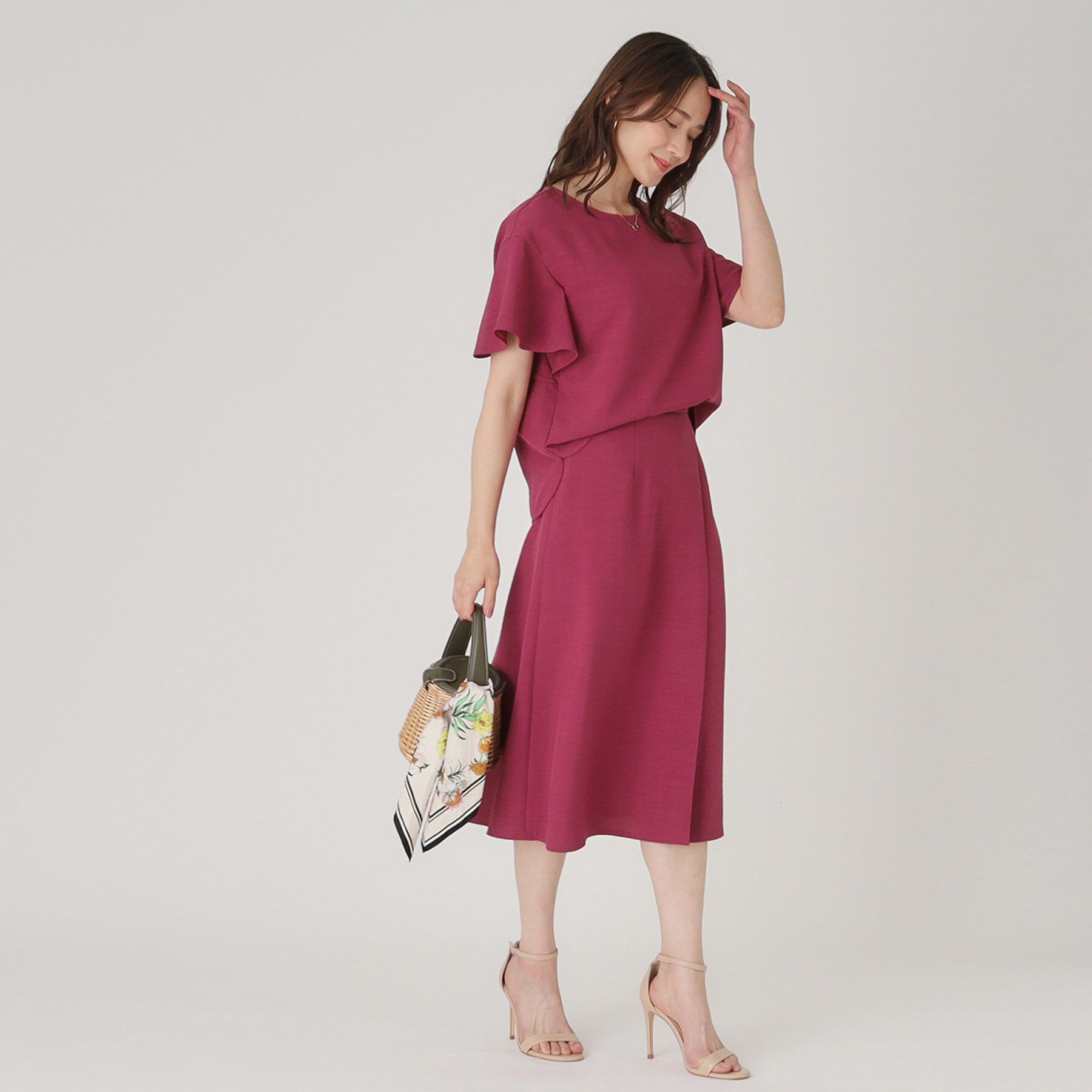 COUP DE CHANCE「【洗える/ウエストゴム】フレアースカート」|スカート|