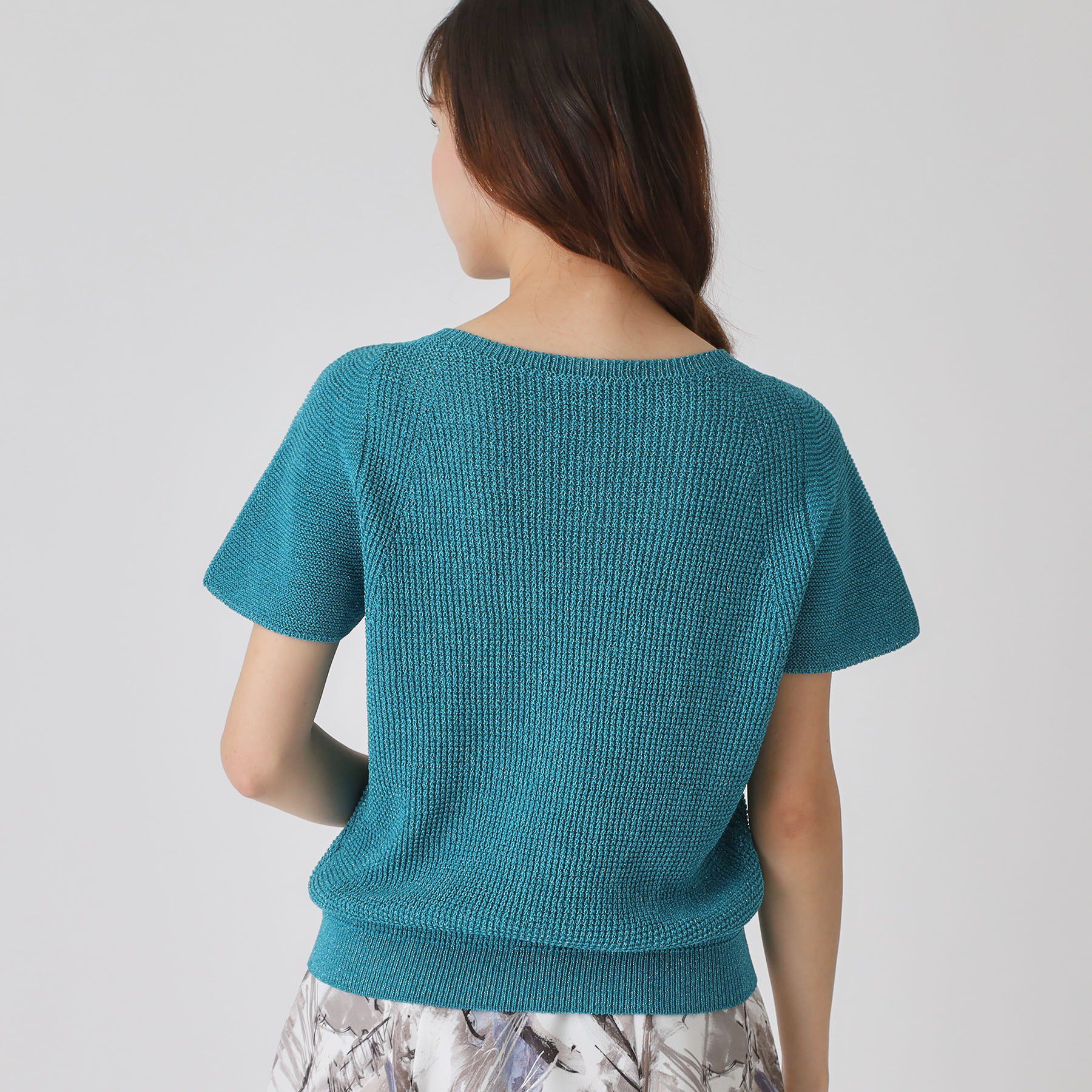 COUP DE CHANCE「【洗える／日本製】ラメ和紙混ニットトップス」|ニット・セーター|