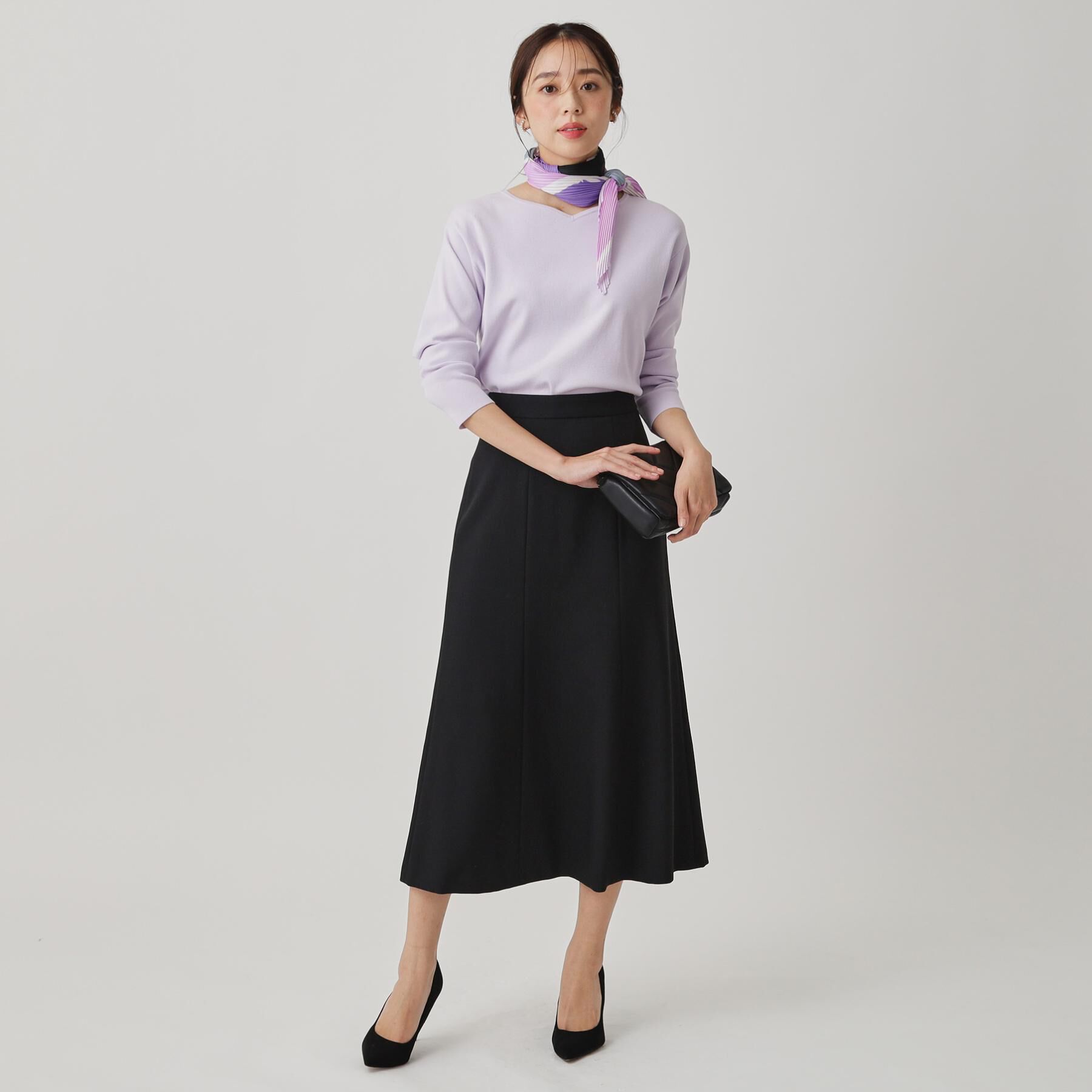 COUP DE CHANCE「【手洗い可】ハートネックのニットトップス」|ニット・セーター|