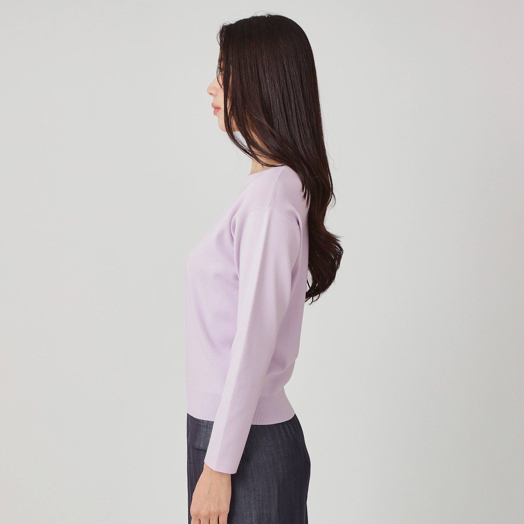 COUP DE CHANCE「【手洗い可】ハートネックのニットトップス」|ニット・セーター|