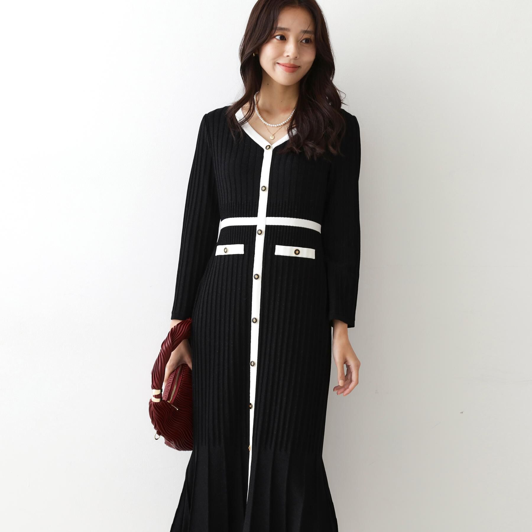 COUP DE CHANCE「【手洗い可／日本製】ニットドレス」|ワンピース|