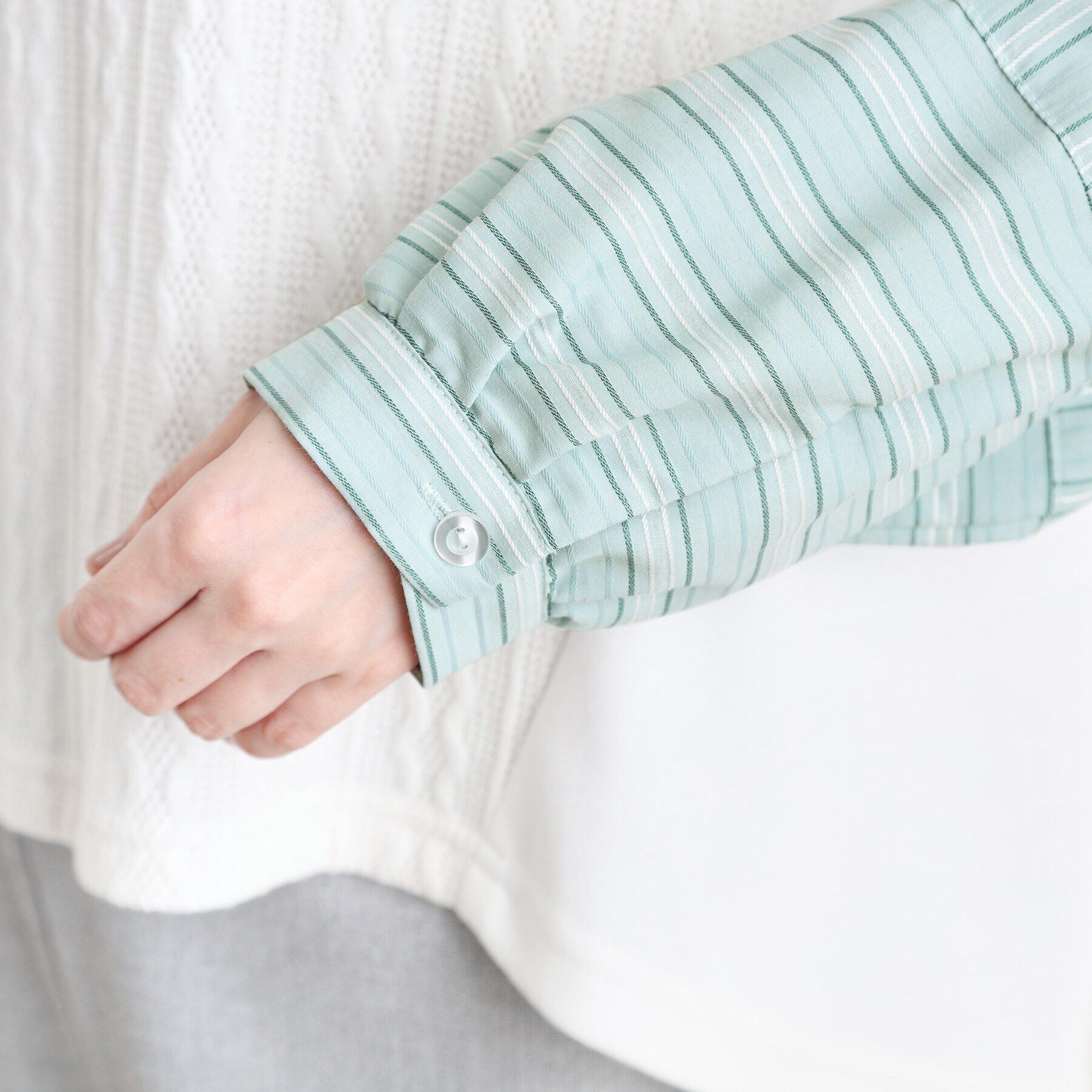 Reflect「【夏SALE／E‐QUALITY／洗える】異素材ミックスプルオーバー」|Tシャツ・カットソー|