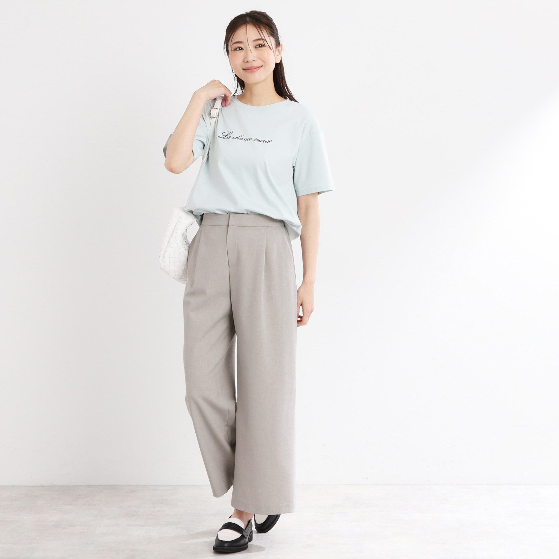 Reflect「【マシンウォッシュ可／すっきりシルエット】ワイドシルエットパンツ」|その他|