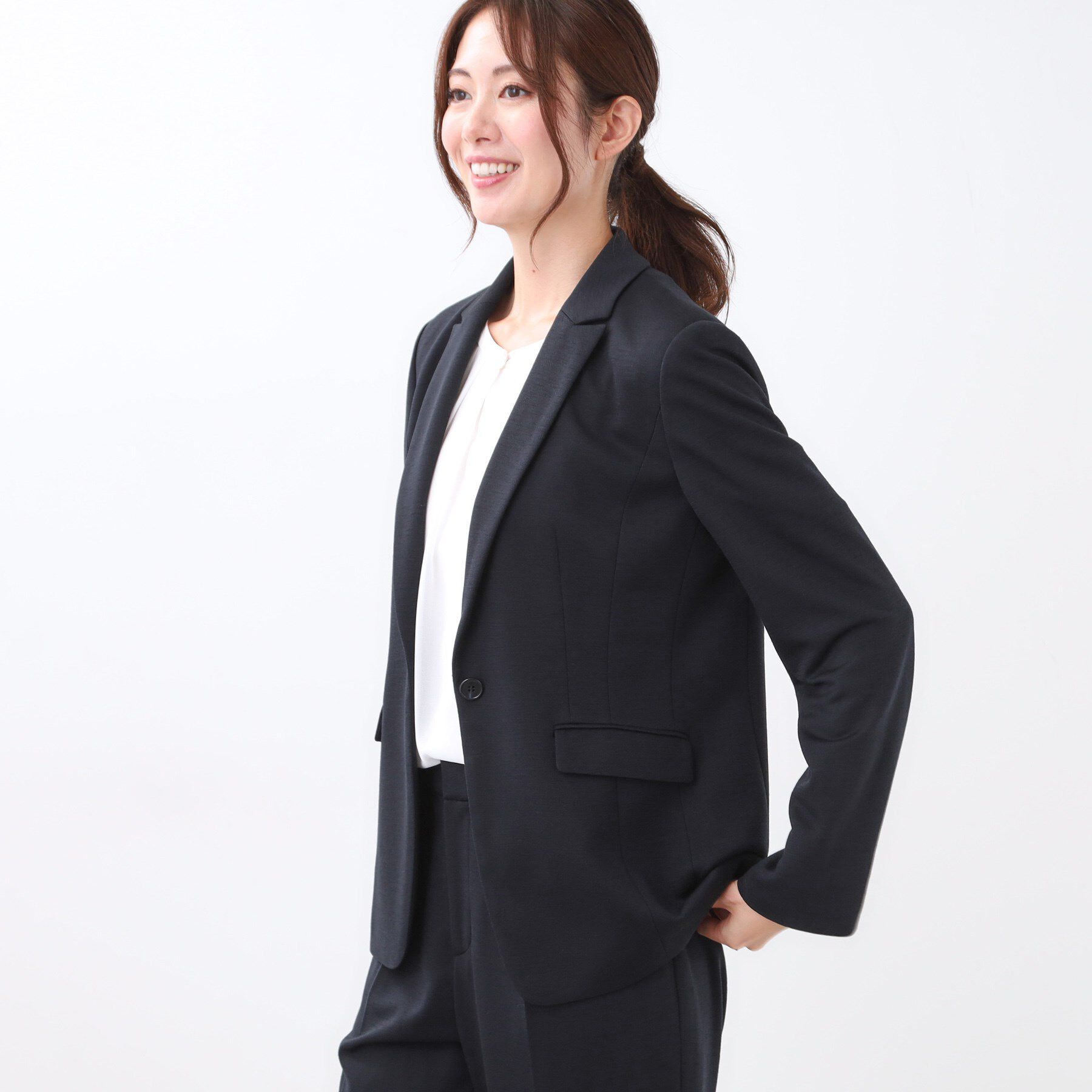 Reflect「【匠シリーズ／パンツスタイルにおすすめ◎／セットアップ可】匠ジャケット／ロングテーラード」|テーラードジャケット|