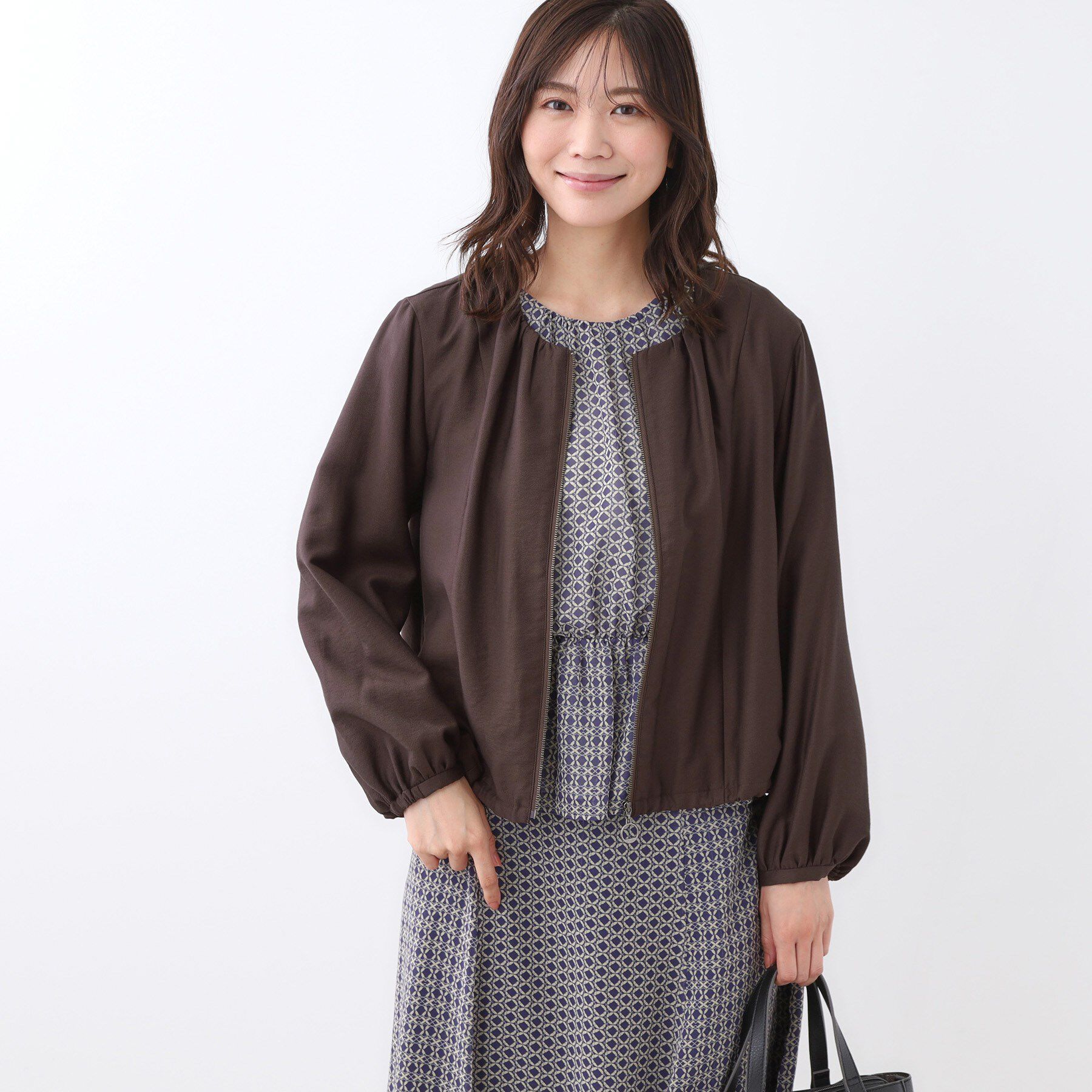 Reflect「【ライトアウター／ゆったり羽織れる／気軽な羽織りに◎】ライトブルゾン」|ブルゾン・スタジャン|