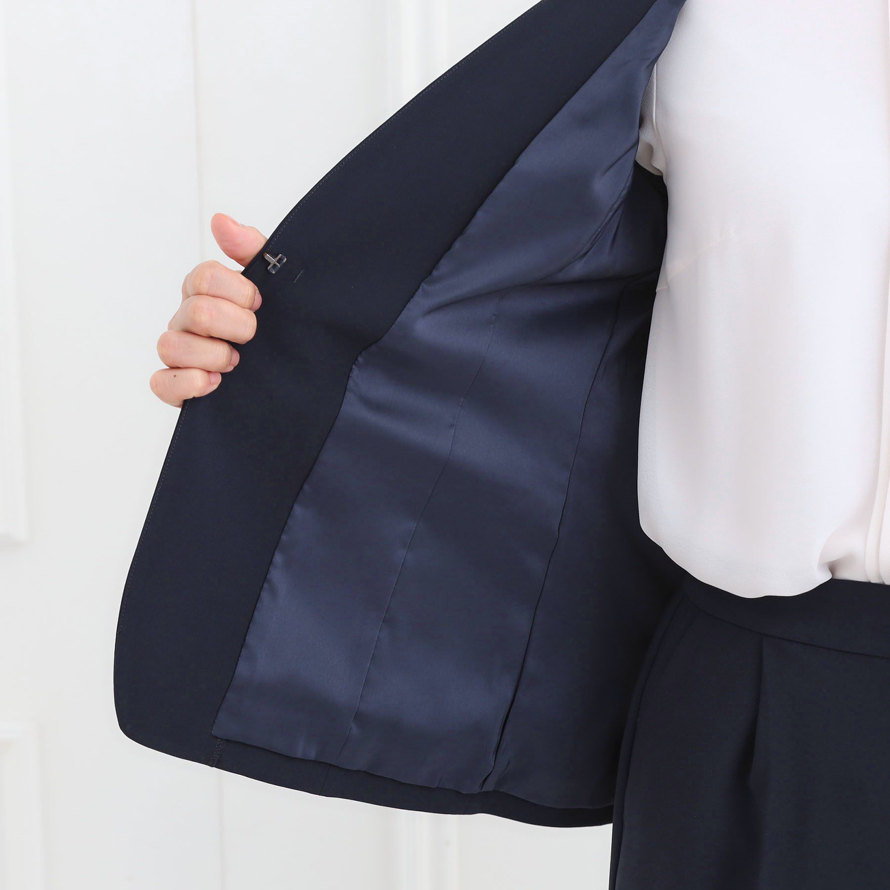 Reflect「【フォーマル／入卒／通勤／セットアップ可】ノーカラージャケット」|ノーカラージャケット|