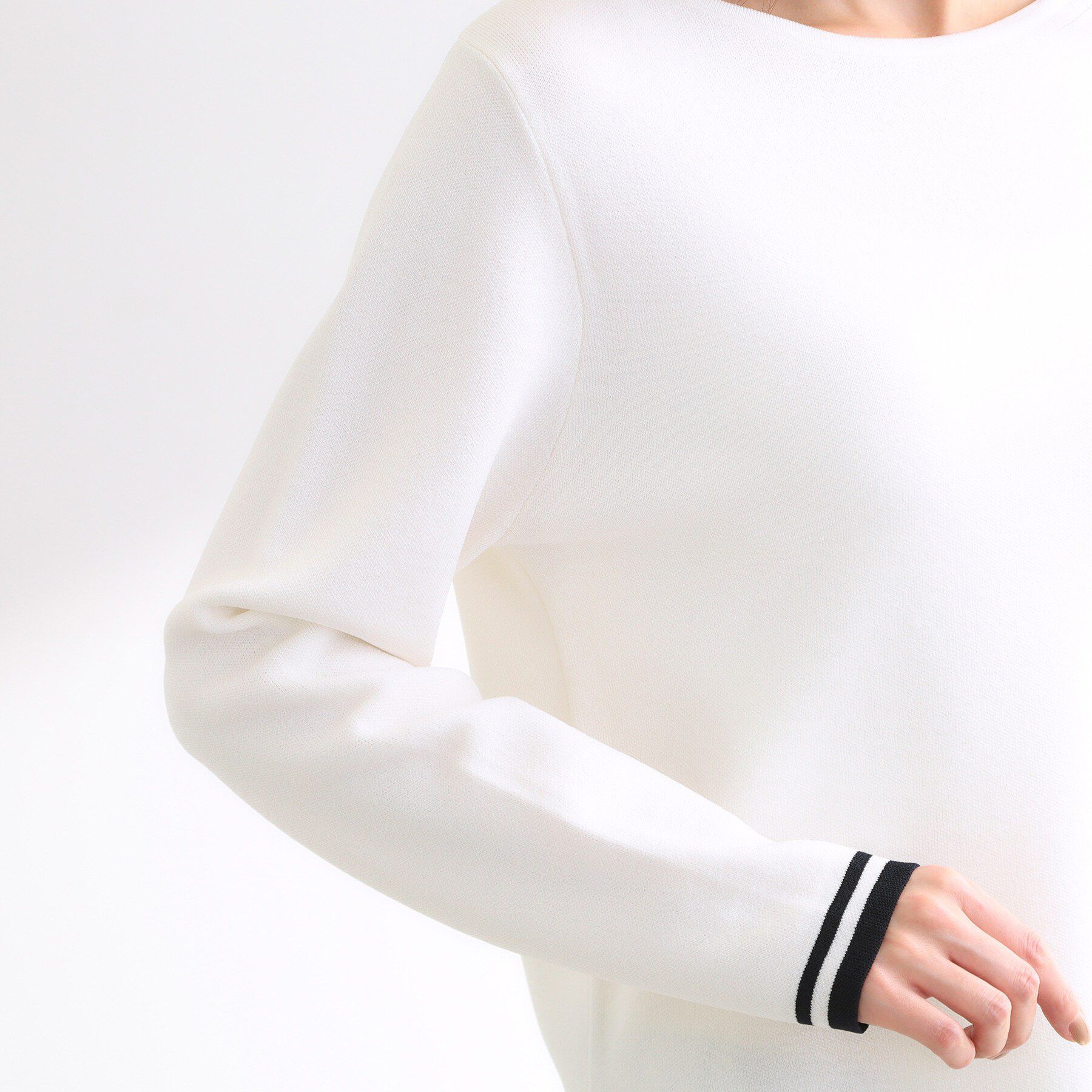 Reflect「【セットアップ可】ダブルジャカードニットプルオーバー」|ニット・セーター|