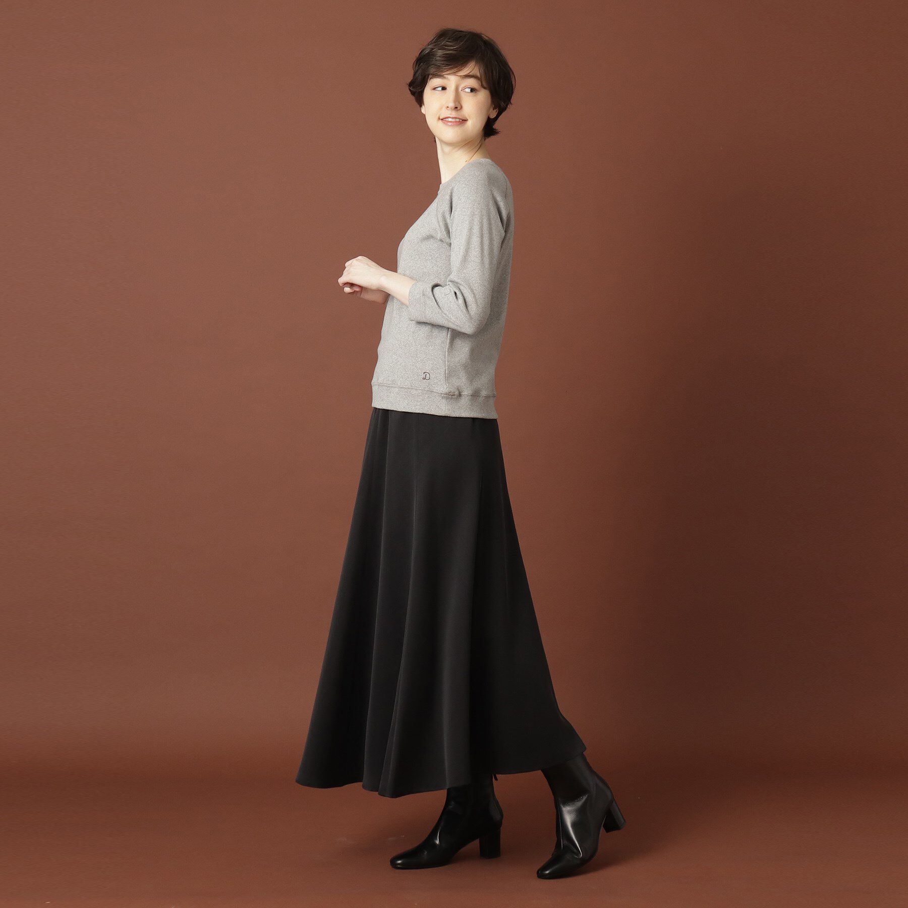 DRESSTERIOR「ラグランスリーブコットンプルオーバー」|パーカー|