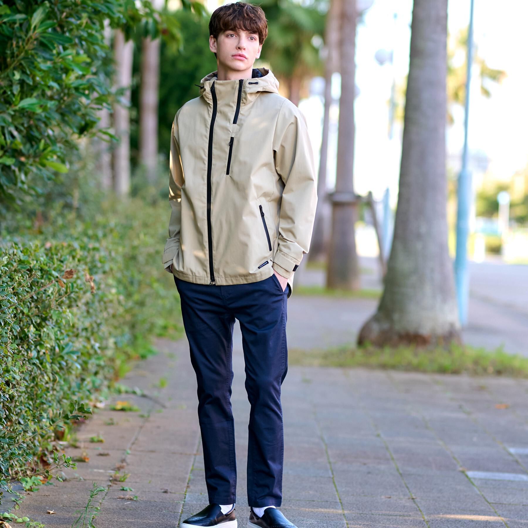 DRESSTERIOR「レインプルーフ シェルパーカ」|ブルゾン・スタジャン|