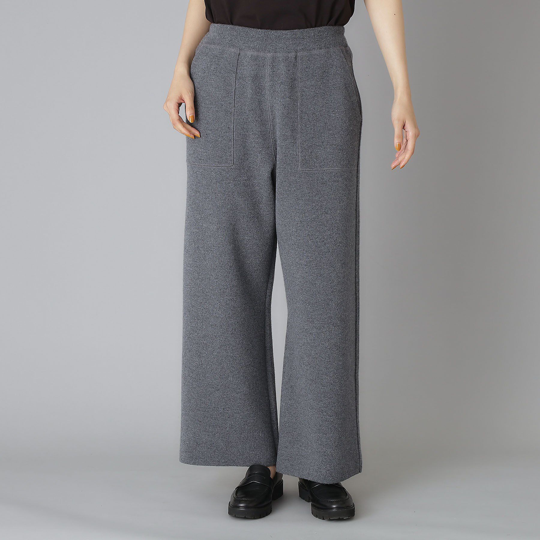 DRESSTERIOR「TICCA（ティッカ）ミラノリブワイドニットパンツ」|その他|