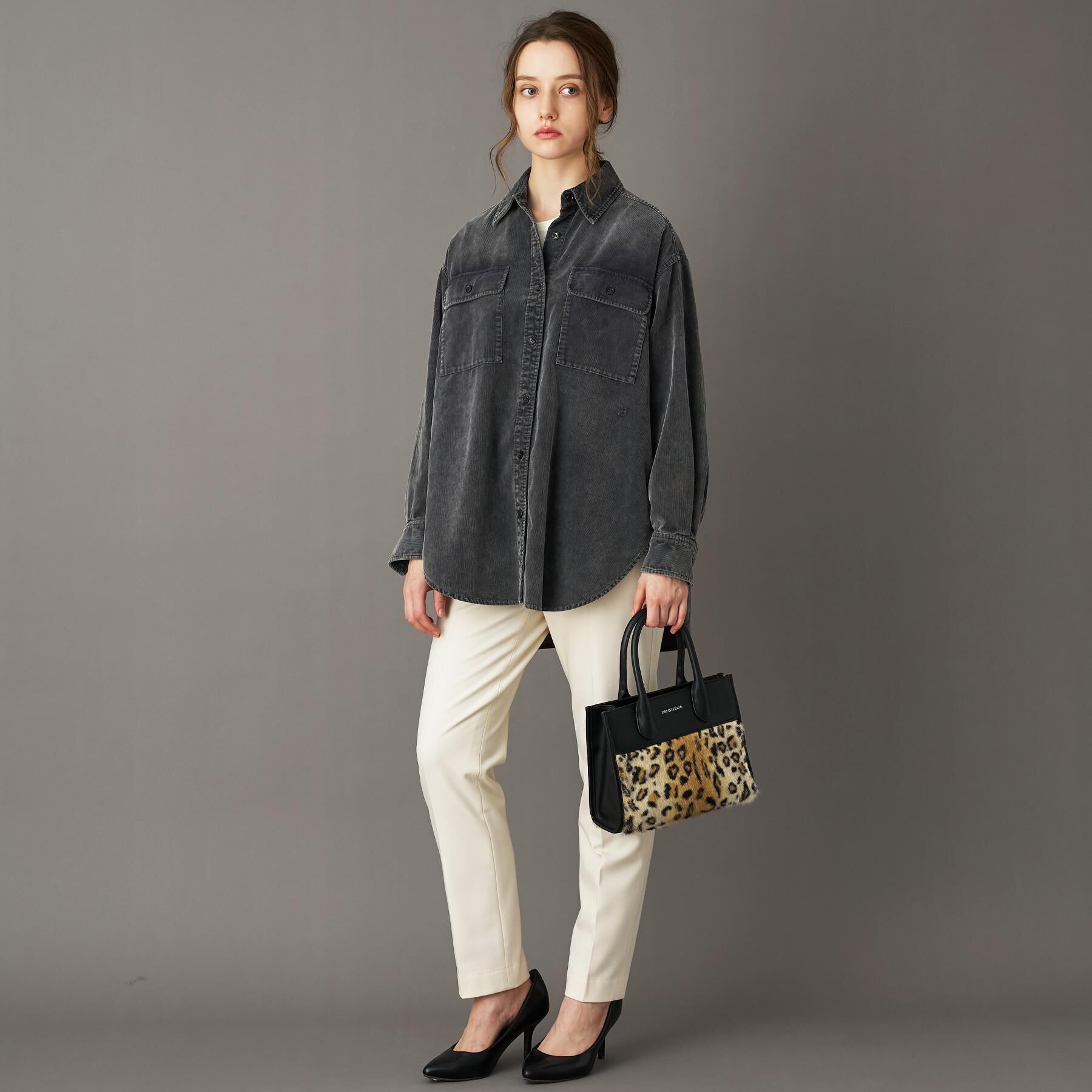 DRESSTERIOR「【洗える/抜け感】コーデュロイガーメントダイシャツ」|シャツ・ブラウス|