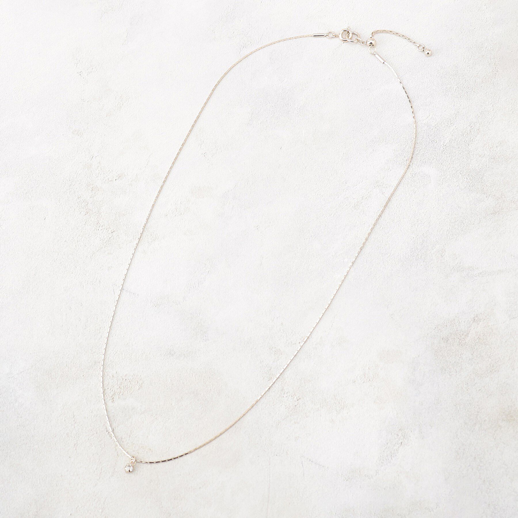 grove「デザインチェーンビジューショートネックレス2本セット」|ネックレス|