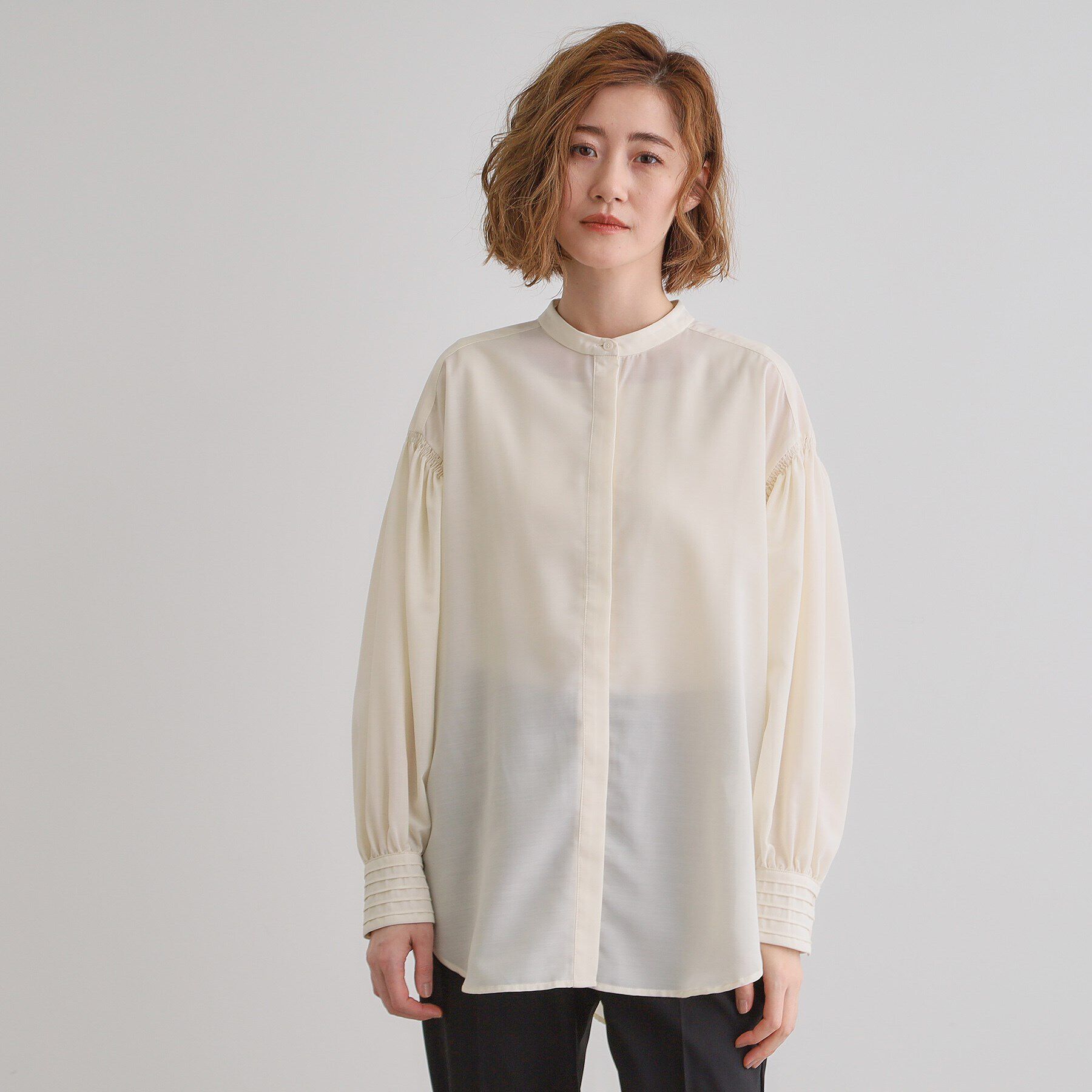 grove「2WAYシアーボウタイブラウス」|シャツ・ブラウス|