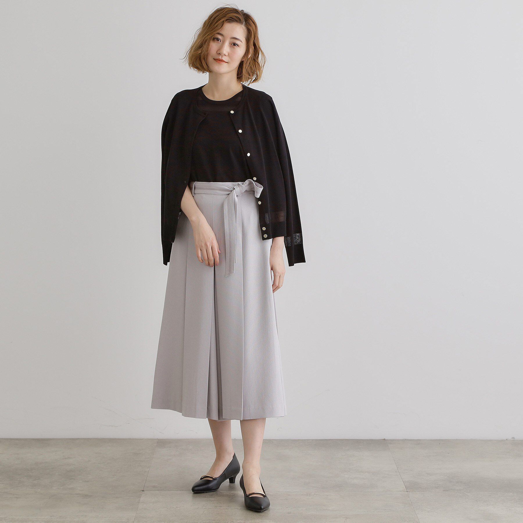 grove「サッシュベルトスカートライクパンツ」|その他|