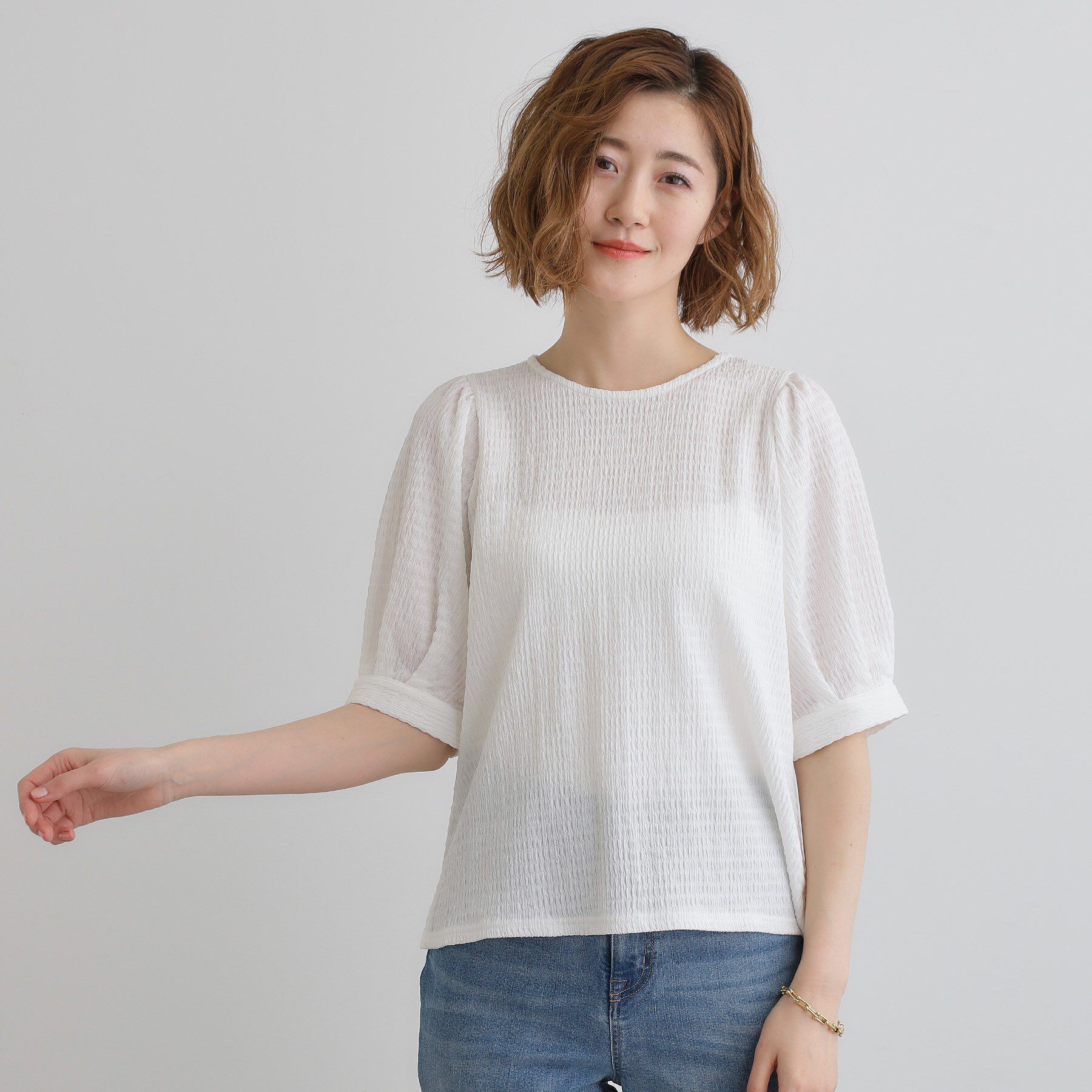 grove「1枚でお洒落に決まるレースビスチェ&times;ブラウスSET」|シャツ・ブラウス|