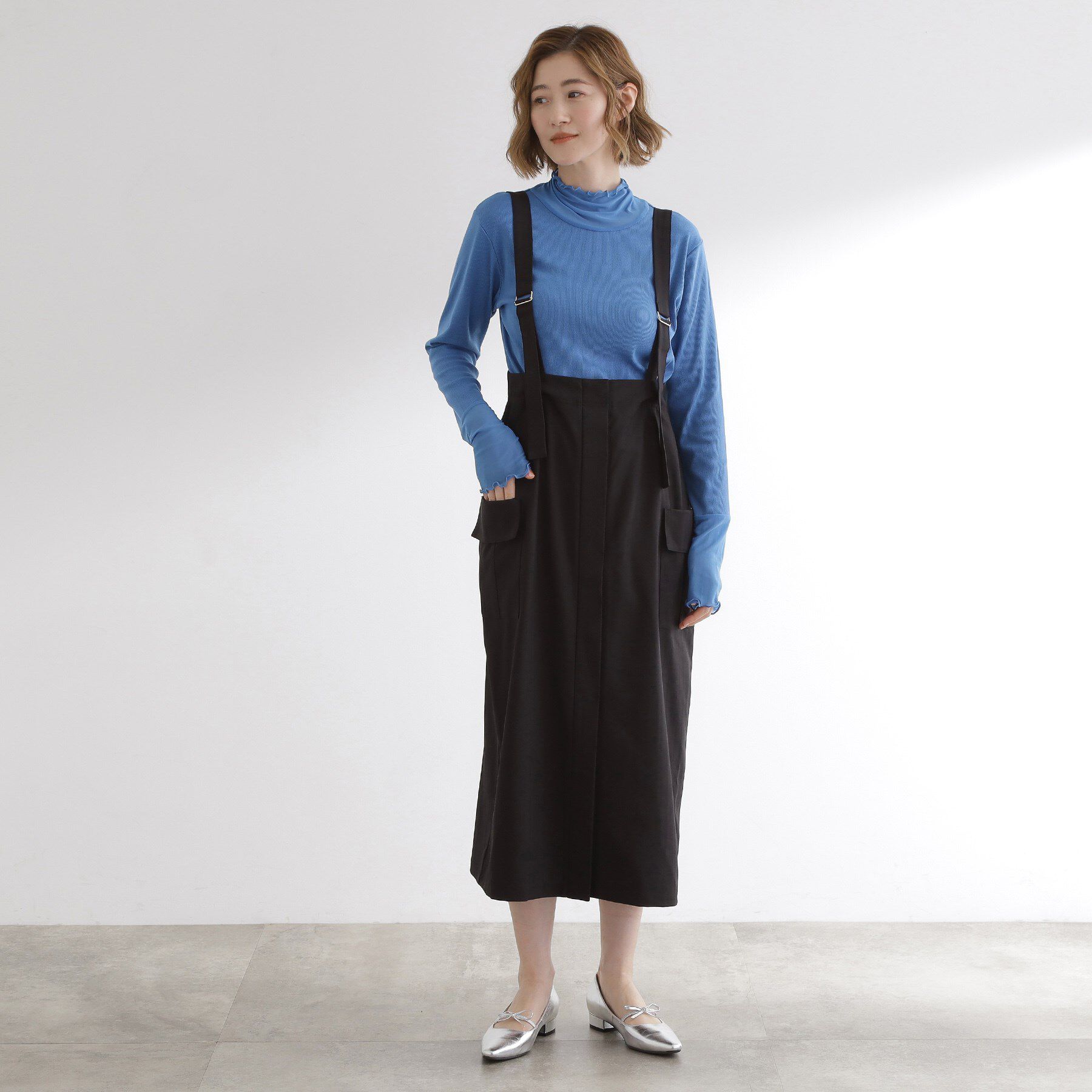 grove「シアー切替ハイネックプルオーバー」|Tシャツ・カットソー|